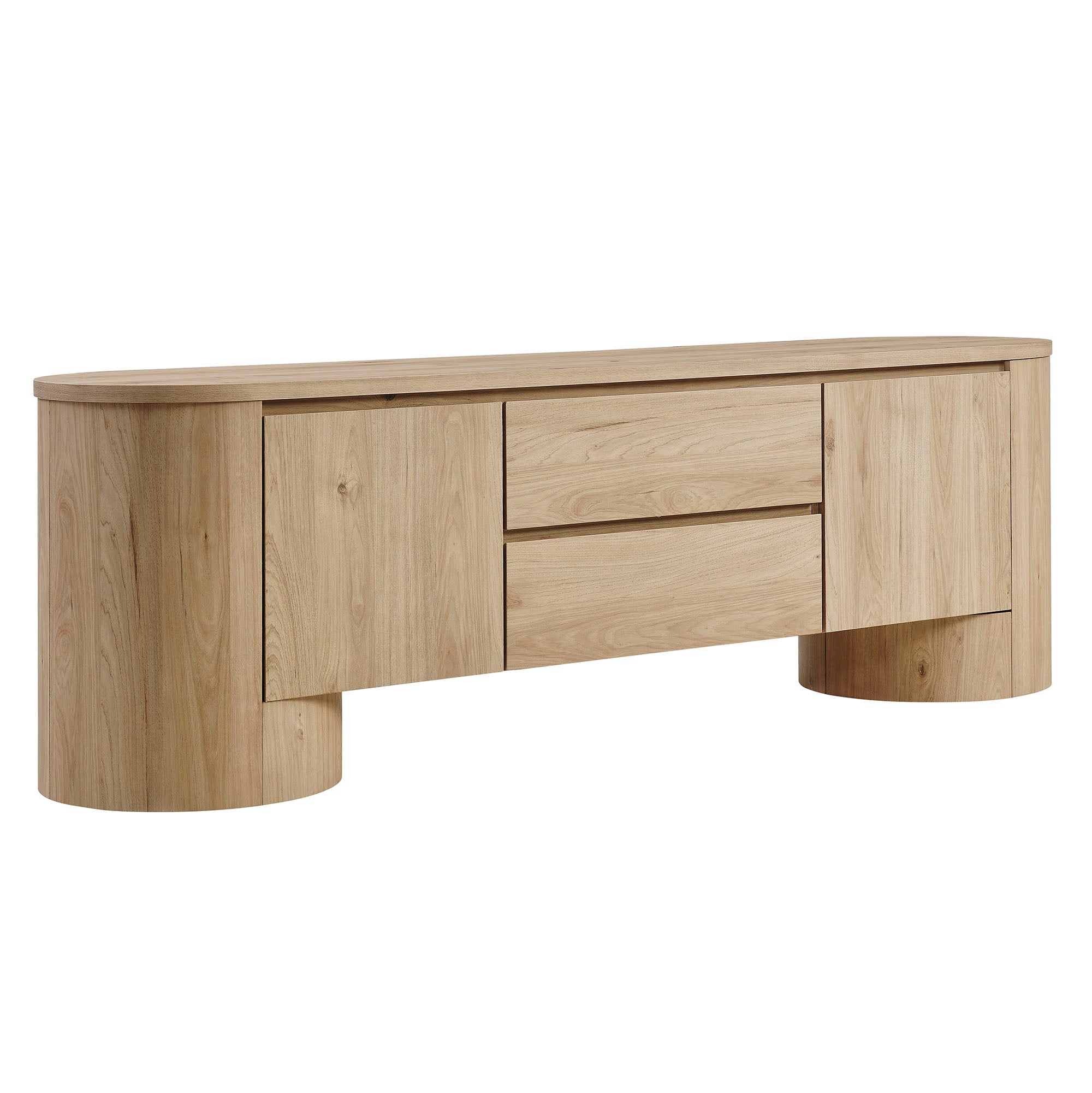 Duval 71 Inch Oval TV Cabinet view 1