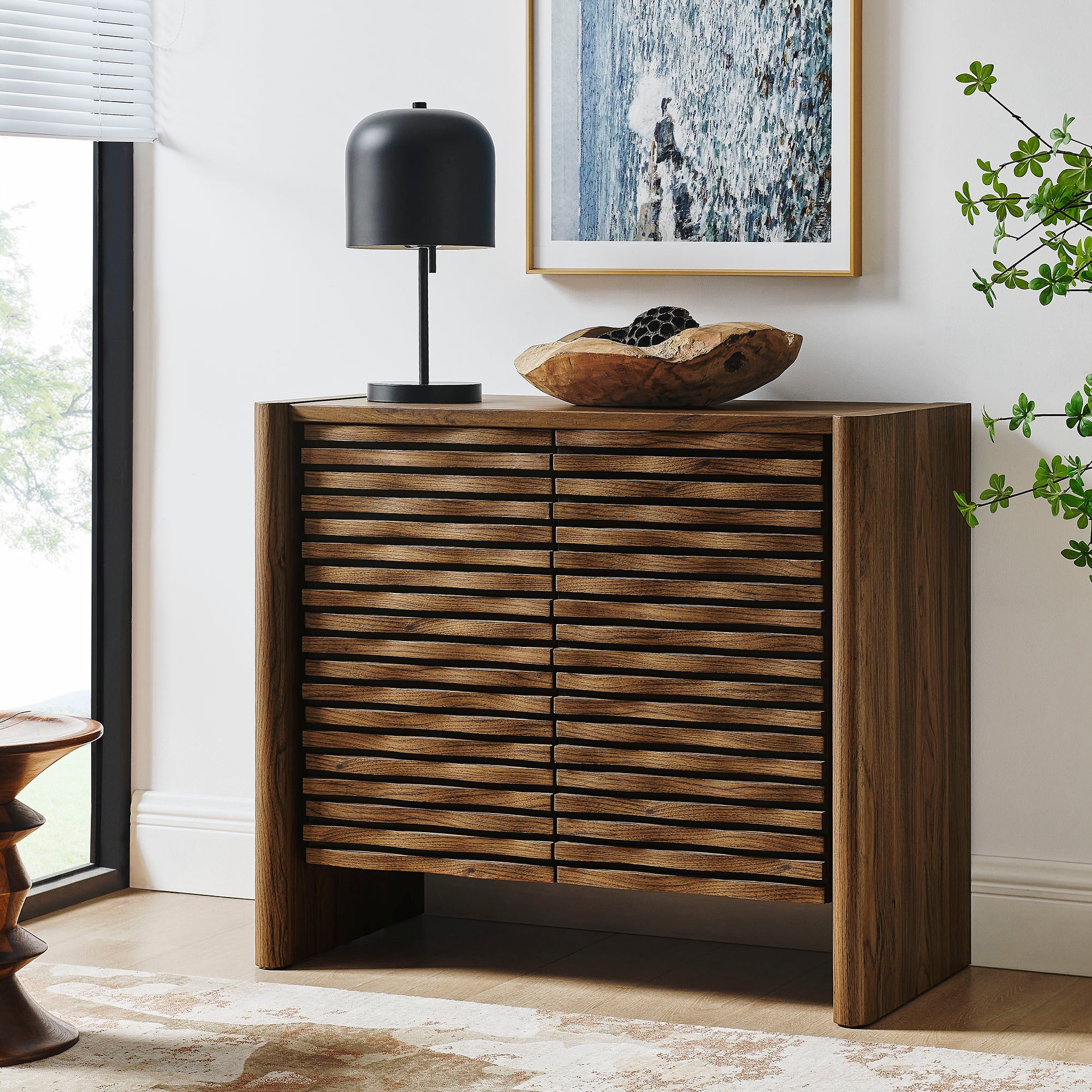 Emric Wave Accent Cabinet view 2
