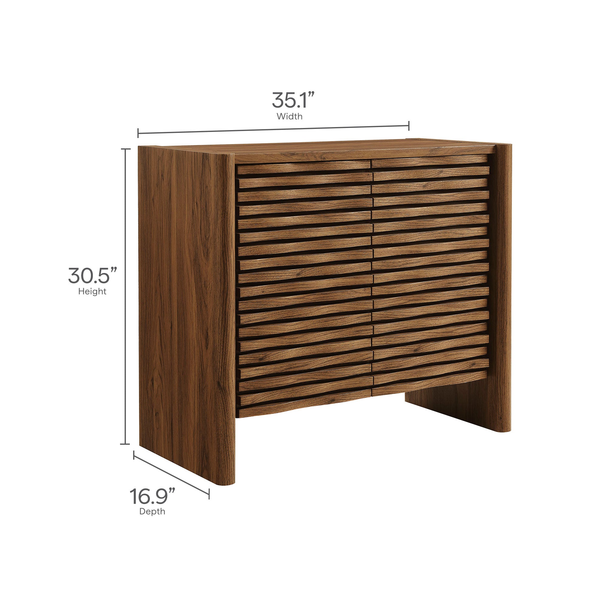 Emric Wave Accent Cabinet view 4