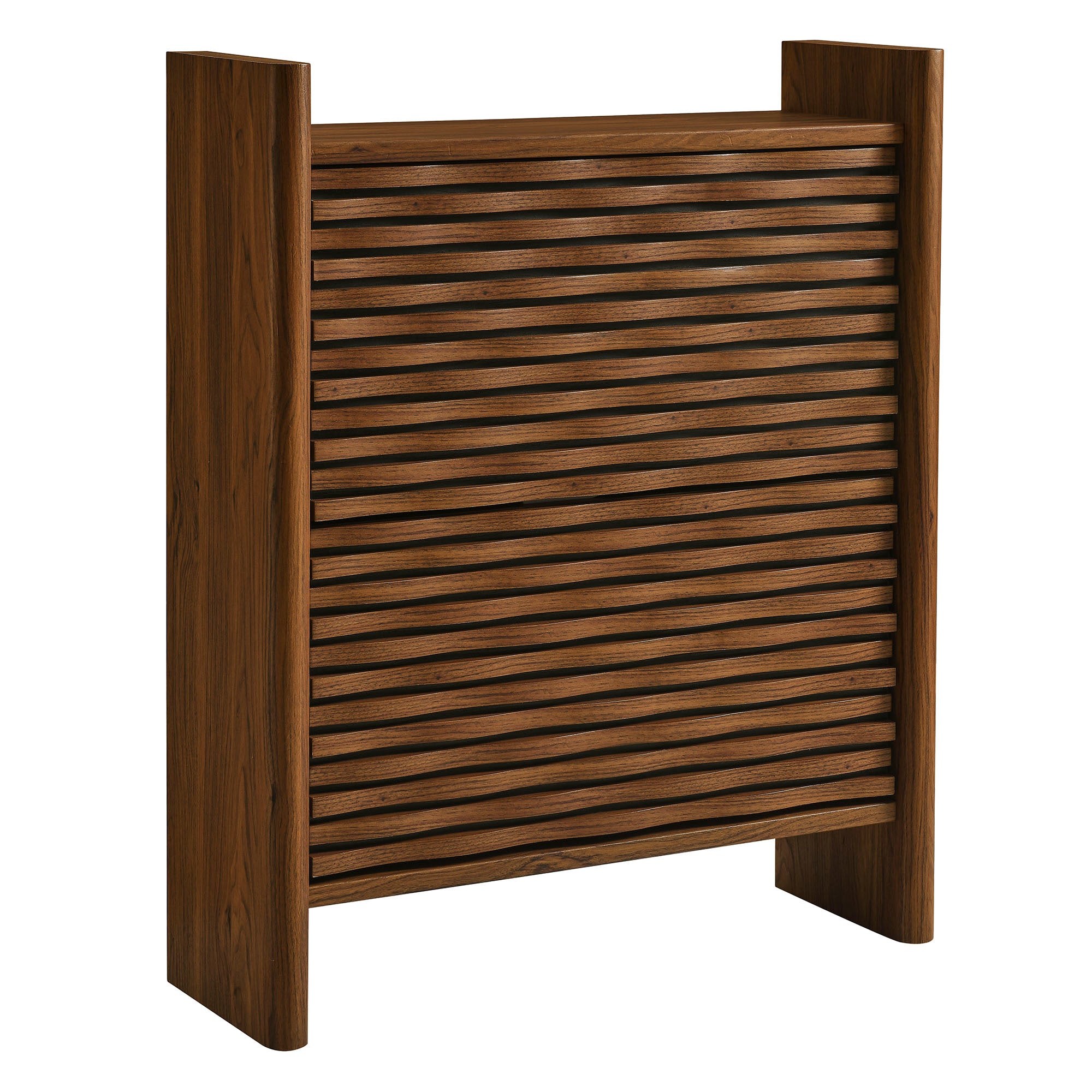 Emric Wave Shoe Cabinet view 1