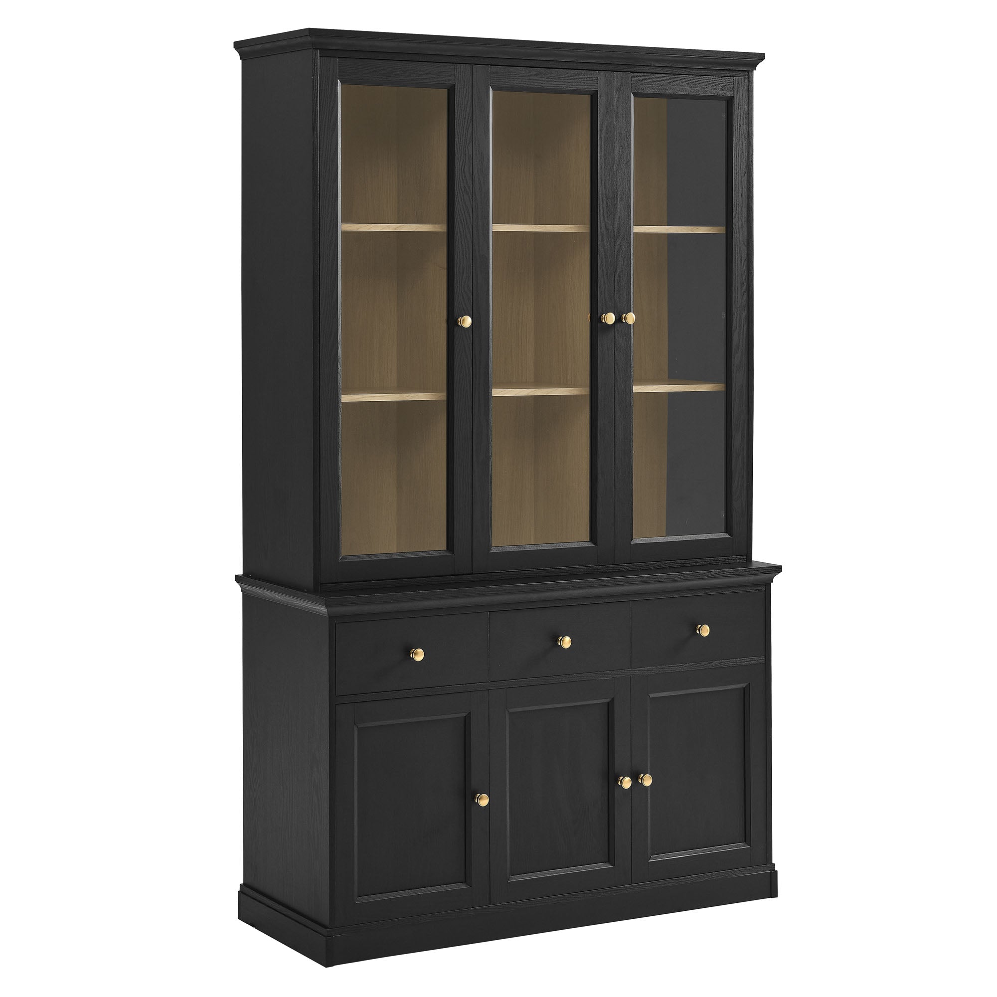 Amara 79 Inch Large Storage Display Cabinet view 1