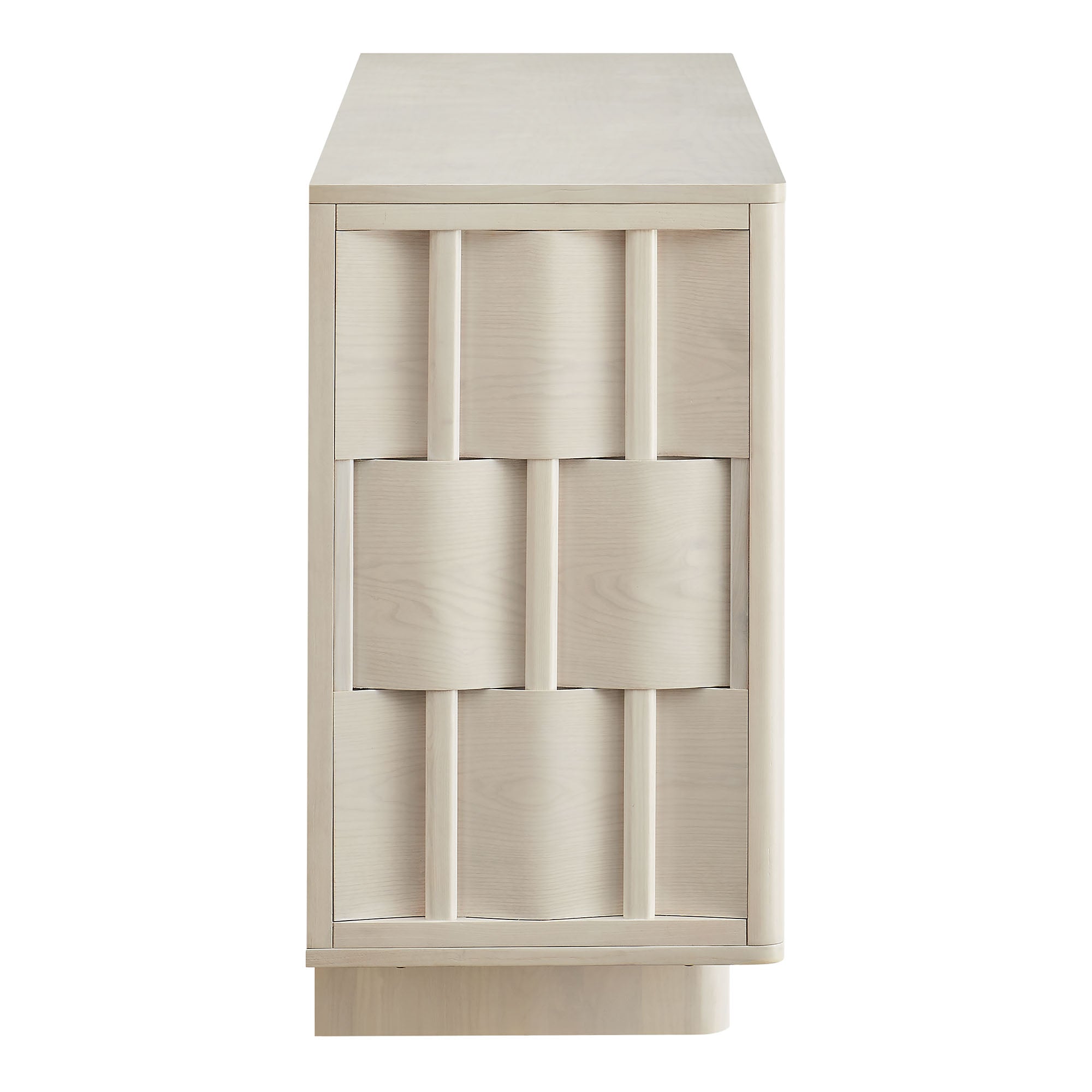 Foundry 71″ Woven Design Buffet Storage Cabinet view 7