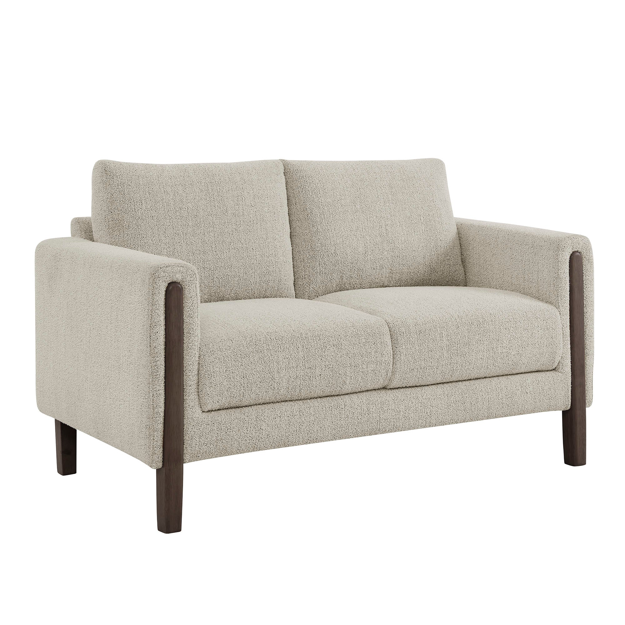 Hawken Boucle Fabric Loveseat view 1