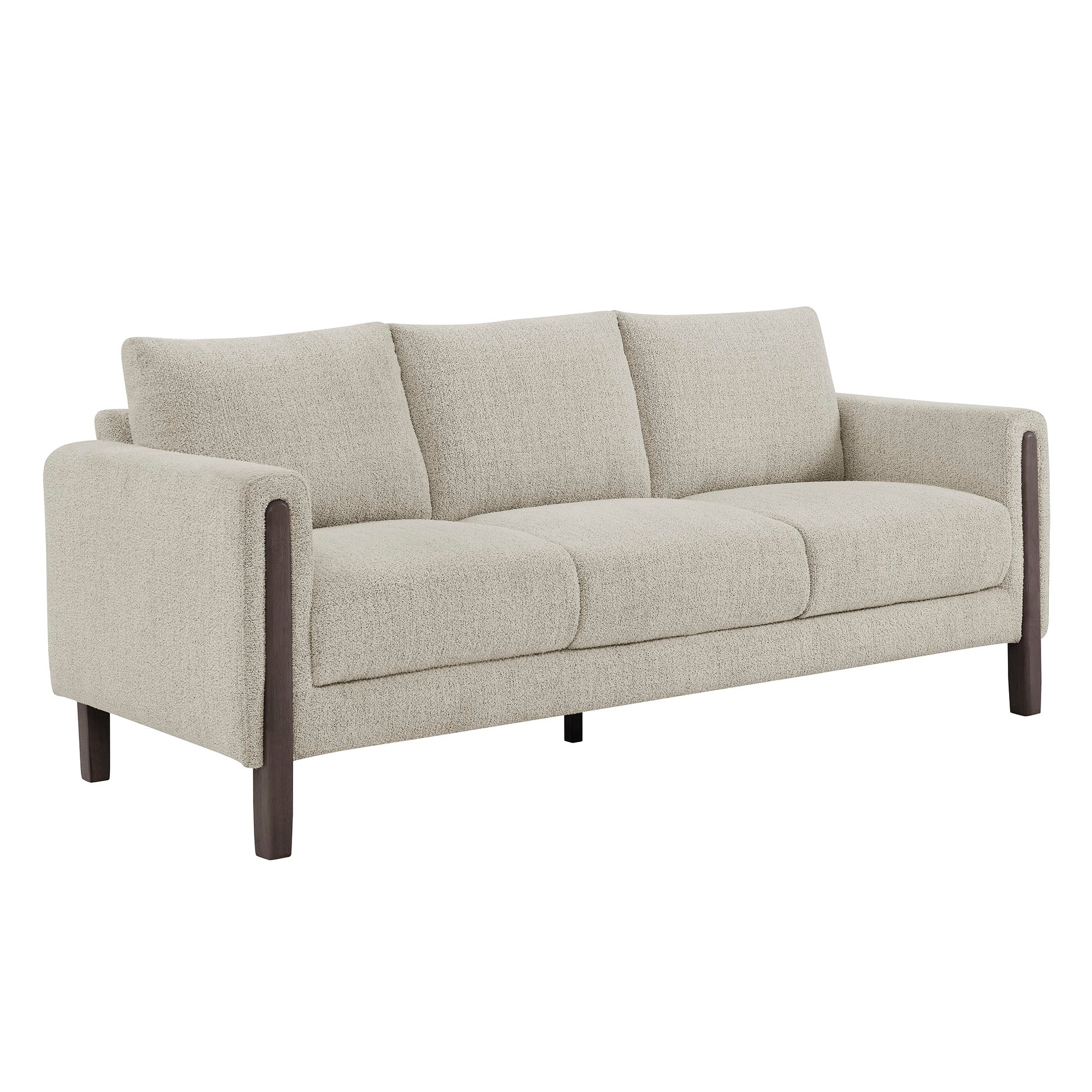 Hawken Boucle Fabric Sofa view 1