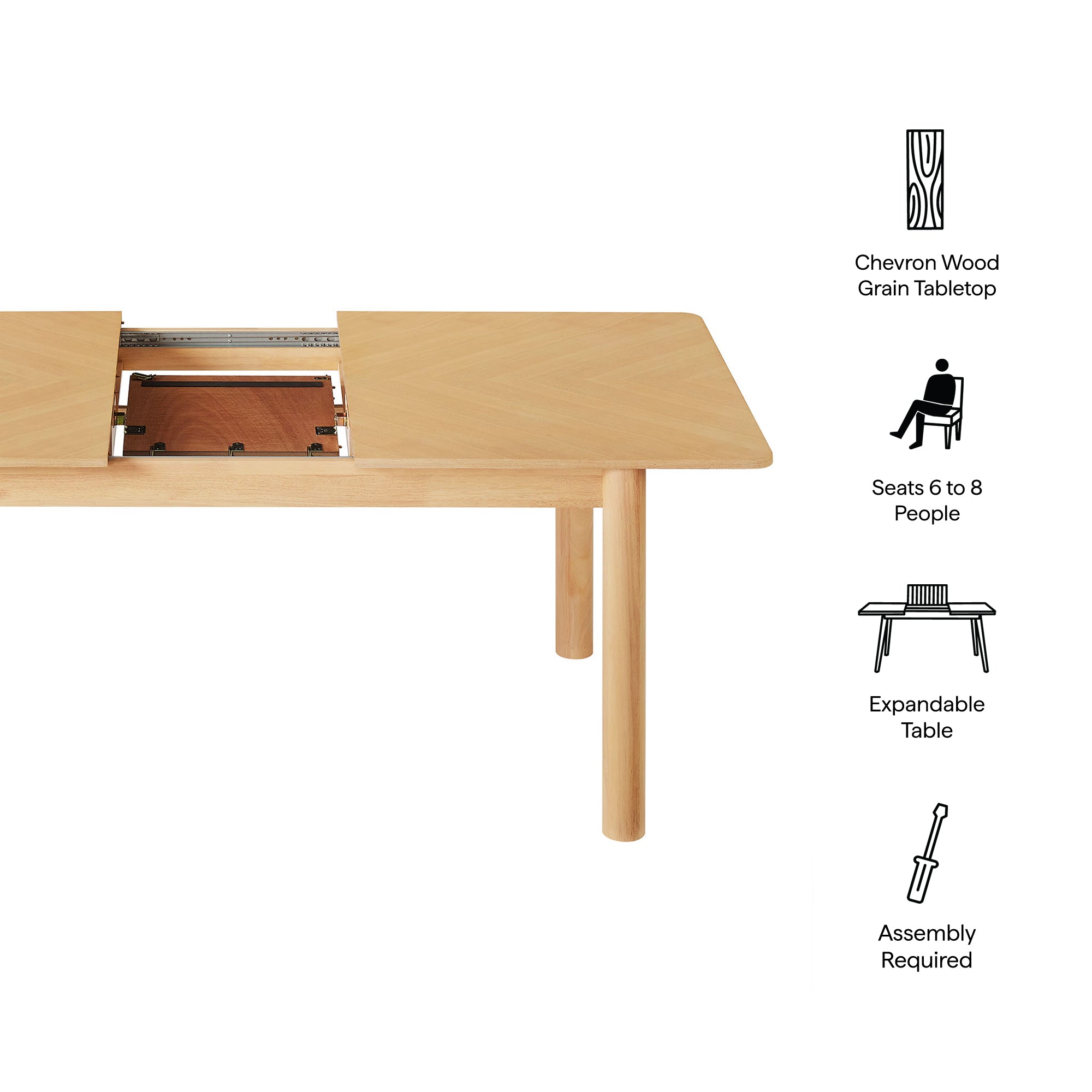 Alba Extendable Dining Table view 3
