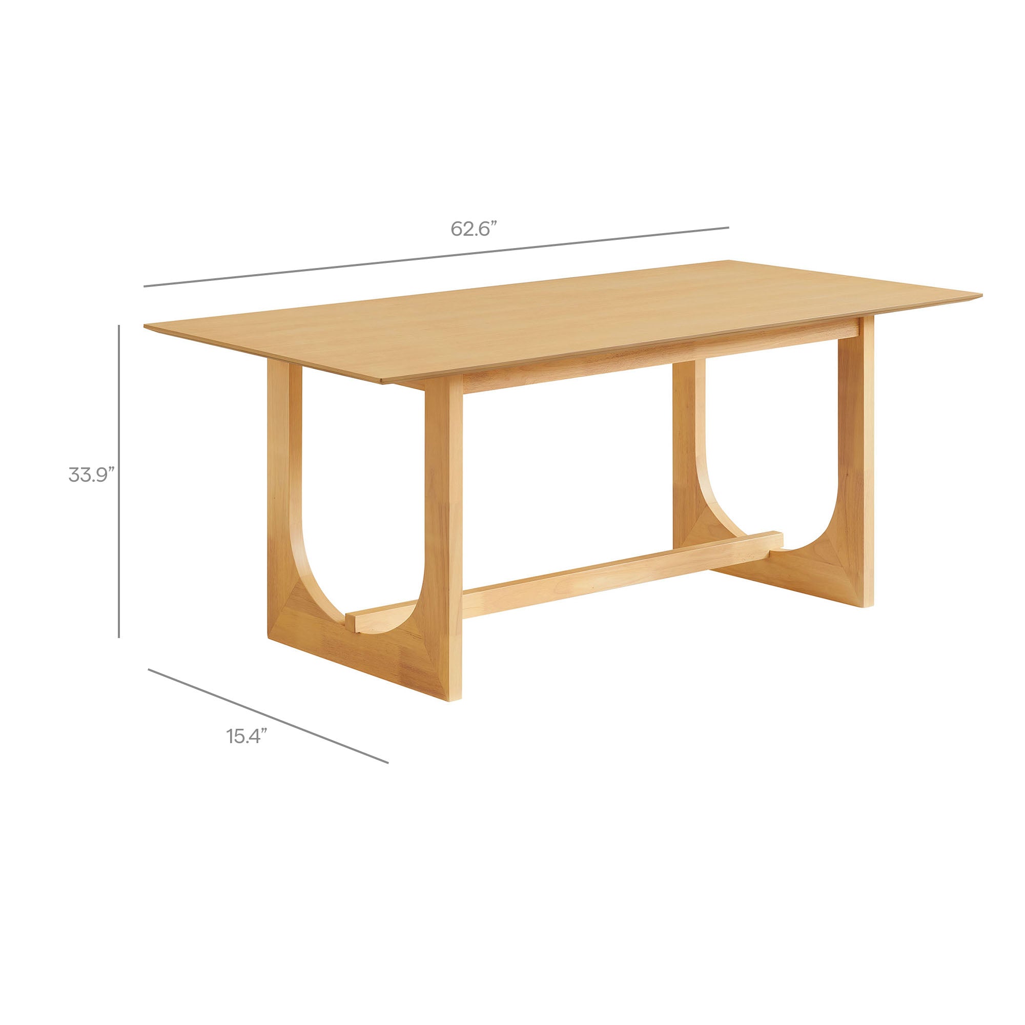 Ashcroft 69″ Rectangular Dining Table view 4