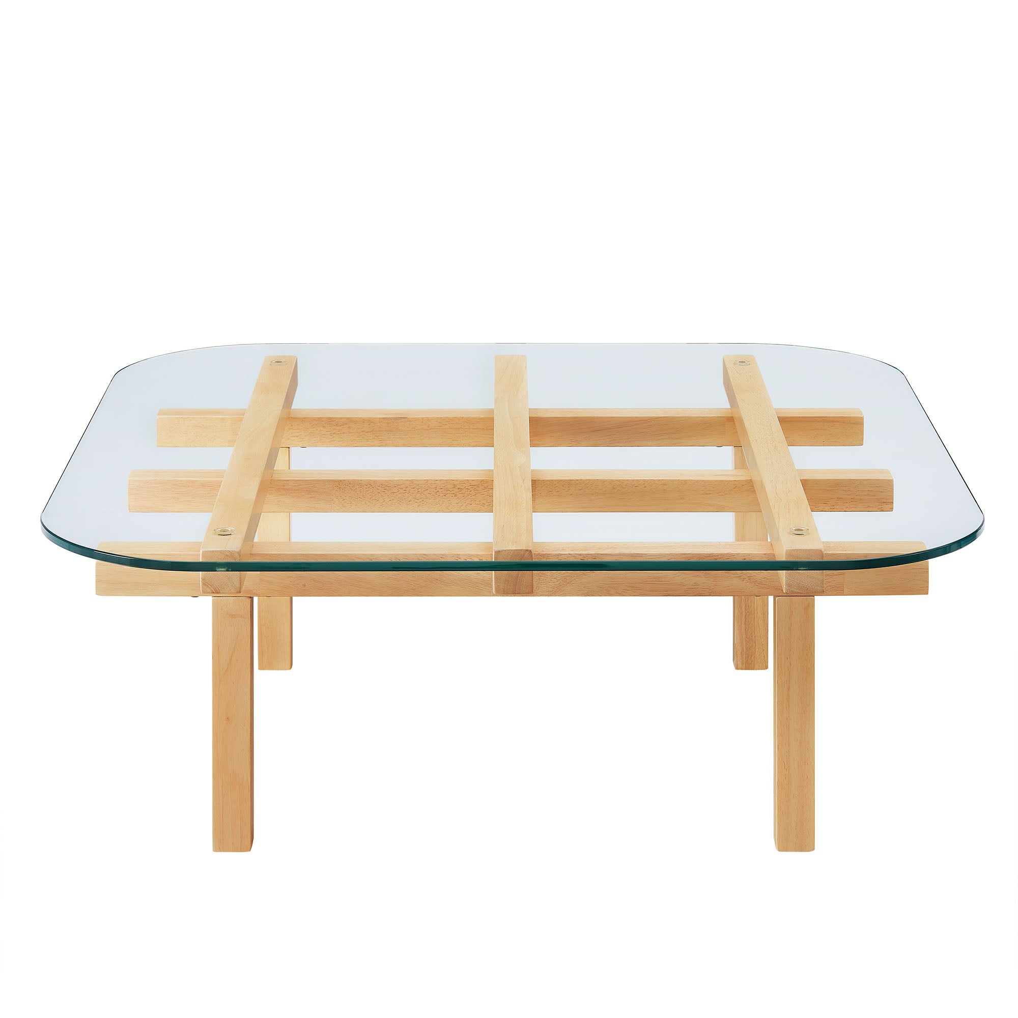 Isby 35 Inch Tempered Glass Coffee Table view 6