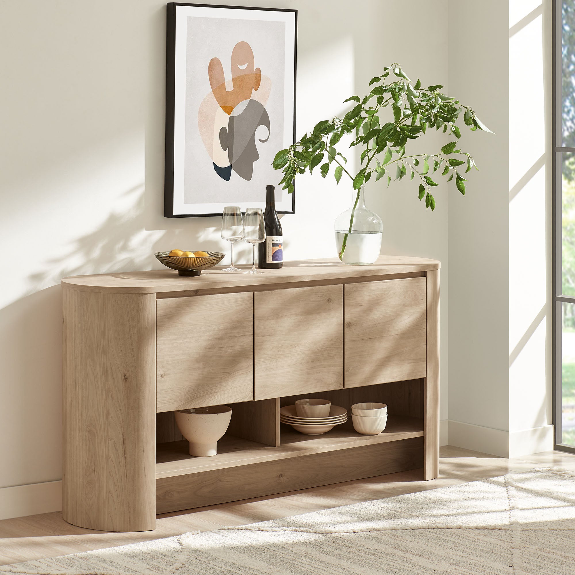 Duval 62 Inch Oval Sideboard view 2