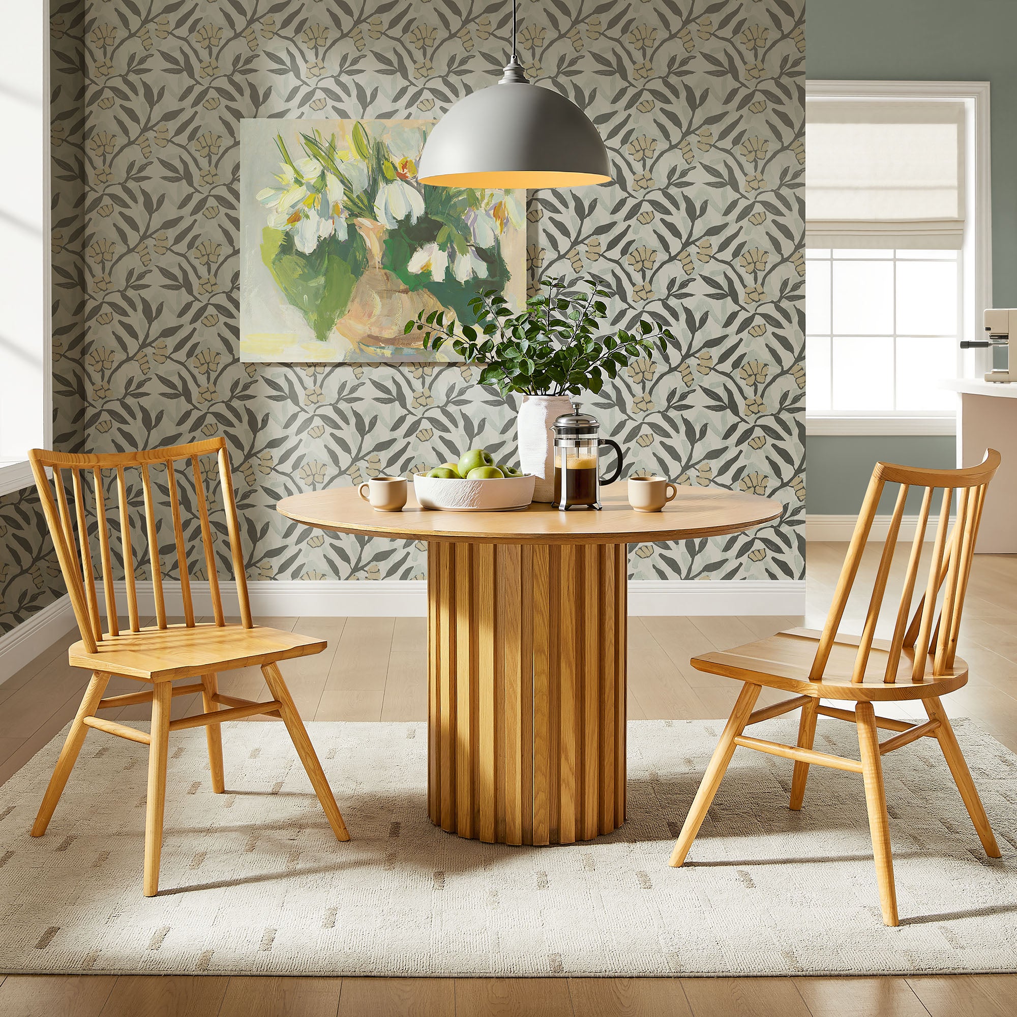 Alvar Spindle Back Dining Side Chairs Set of 2 view 2