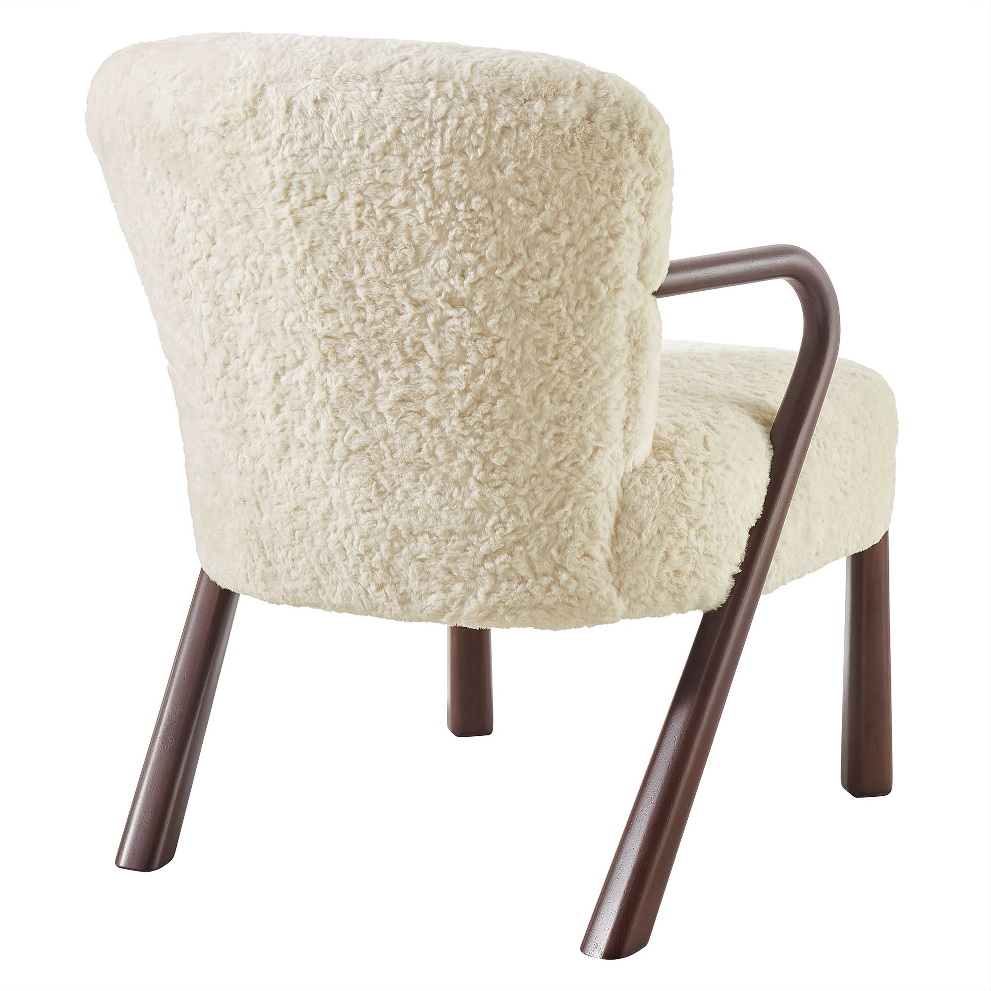 Arden Faux Shearling Accent Armchair view 7