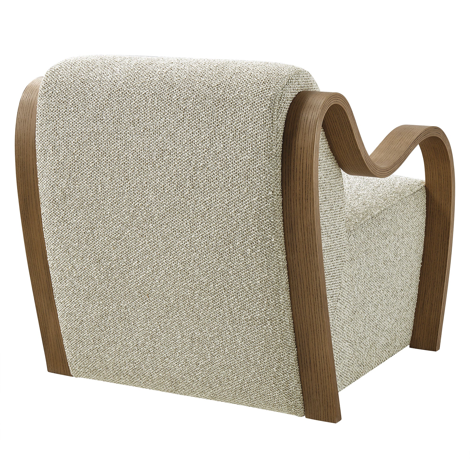Atrium Lattice Boucle Accent Armchair view 7