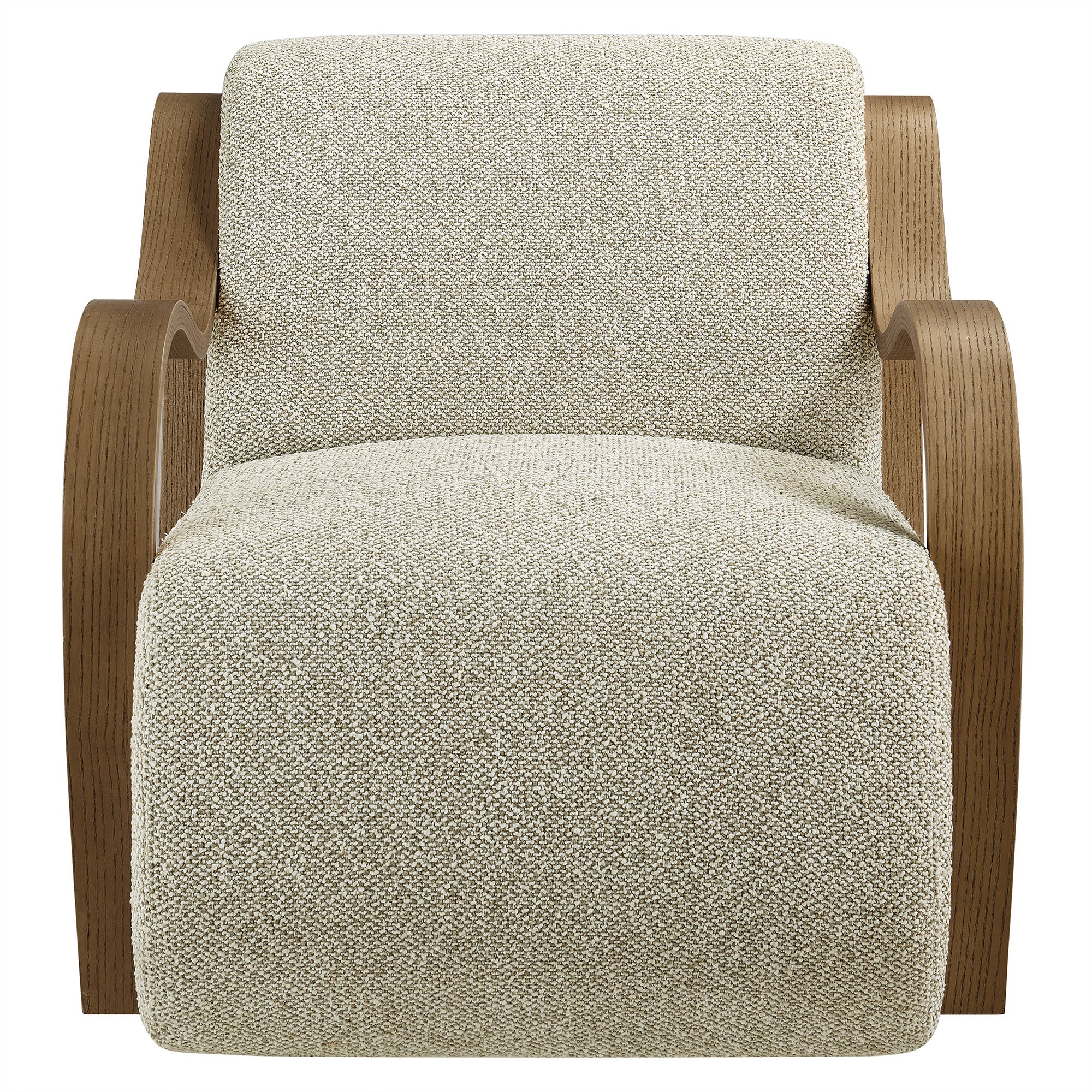 Atrium Lattice Boucle Accent Armchair view 8