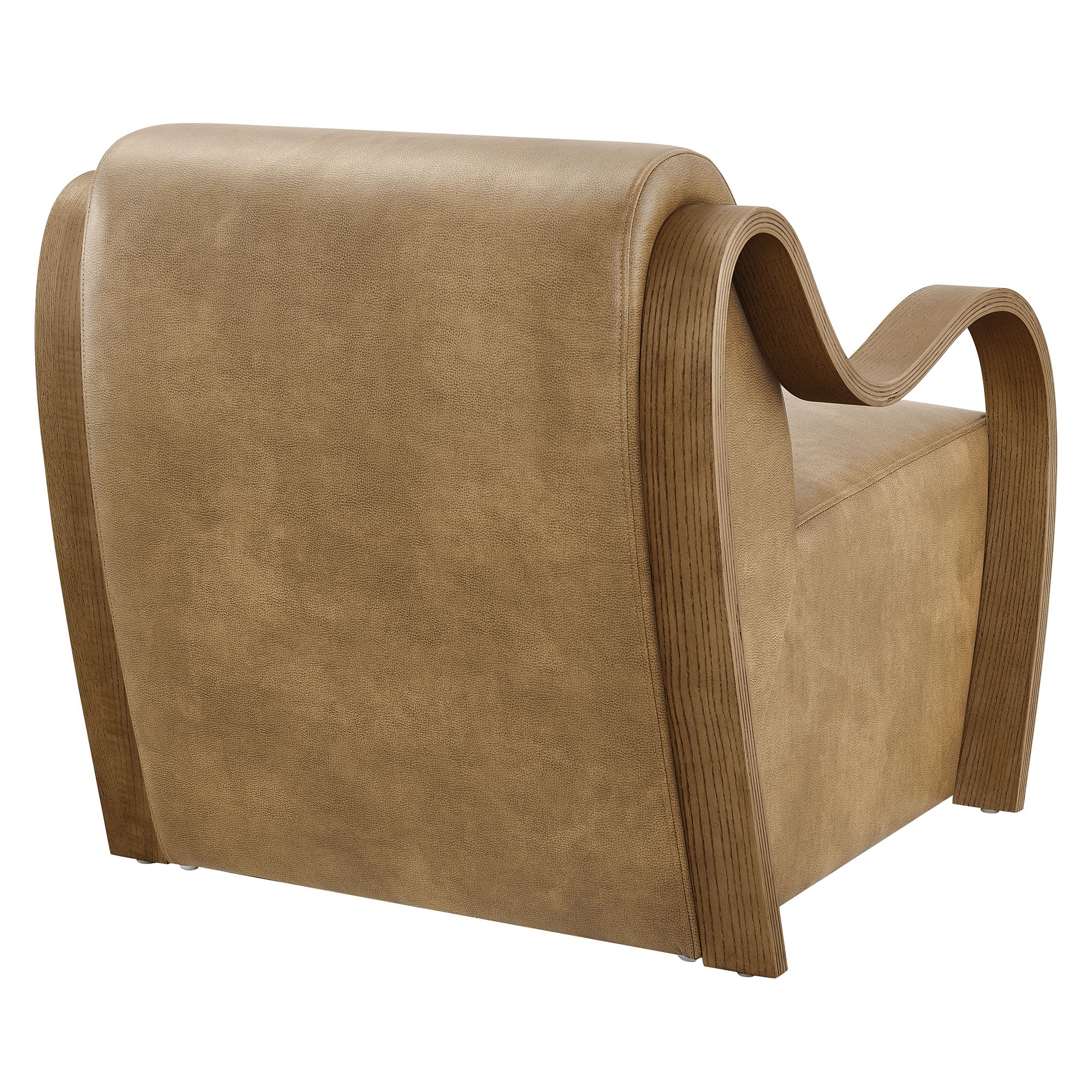Atrium Vegan Leather Accent Armchair view 7