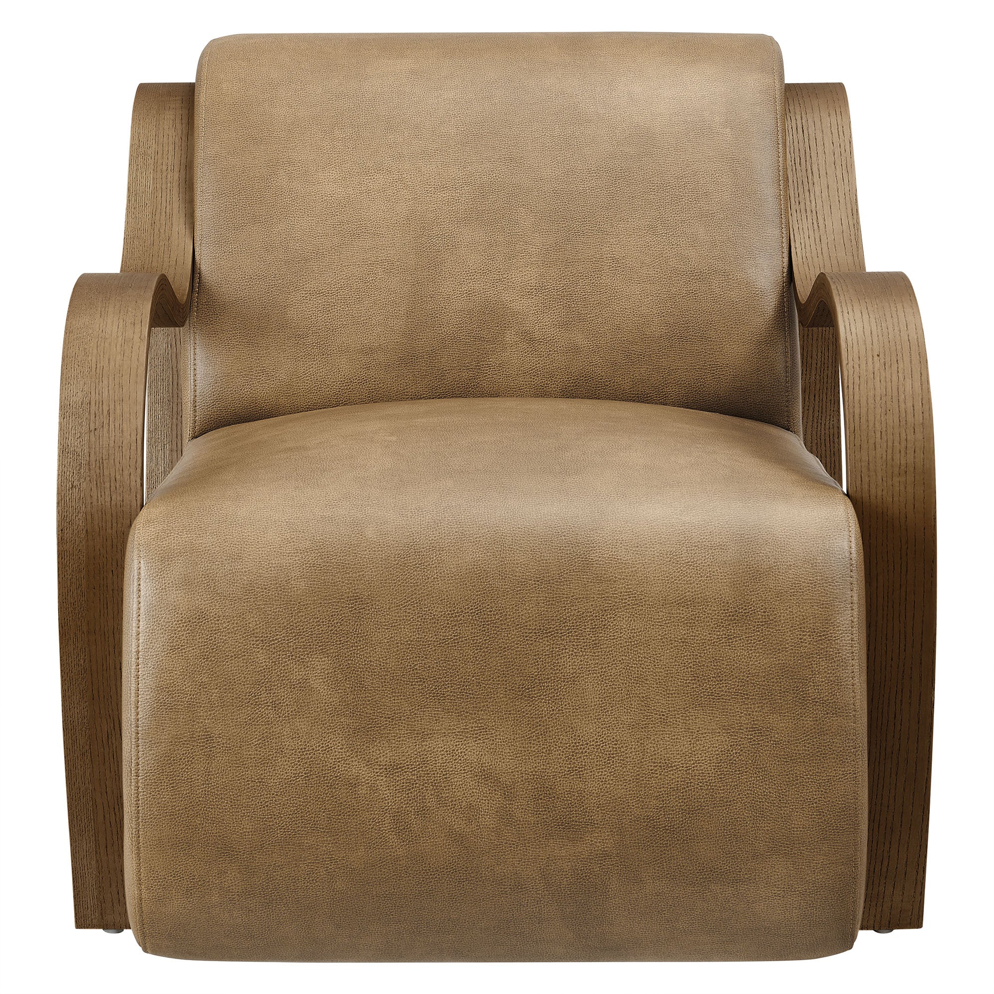 Atrium Vegan Leather Accent Armchair view 8