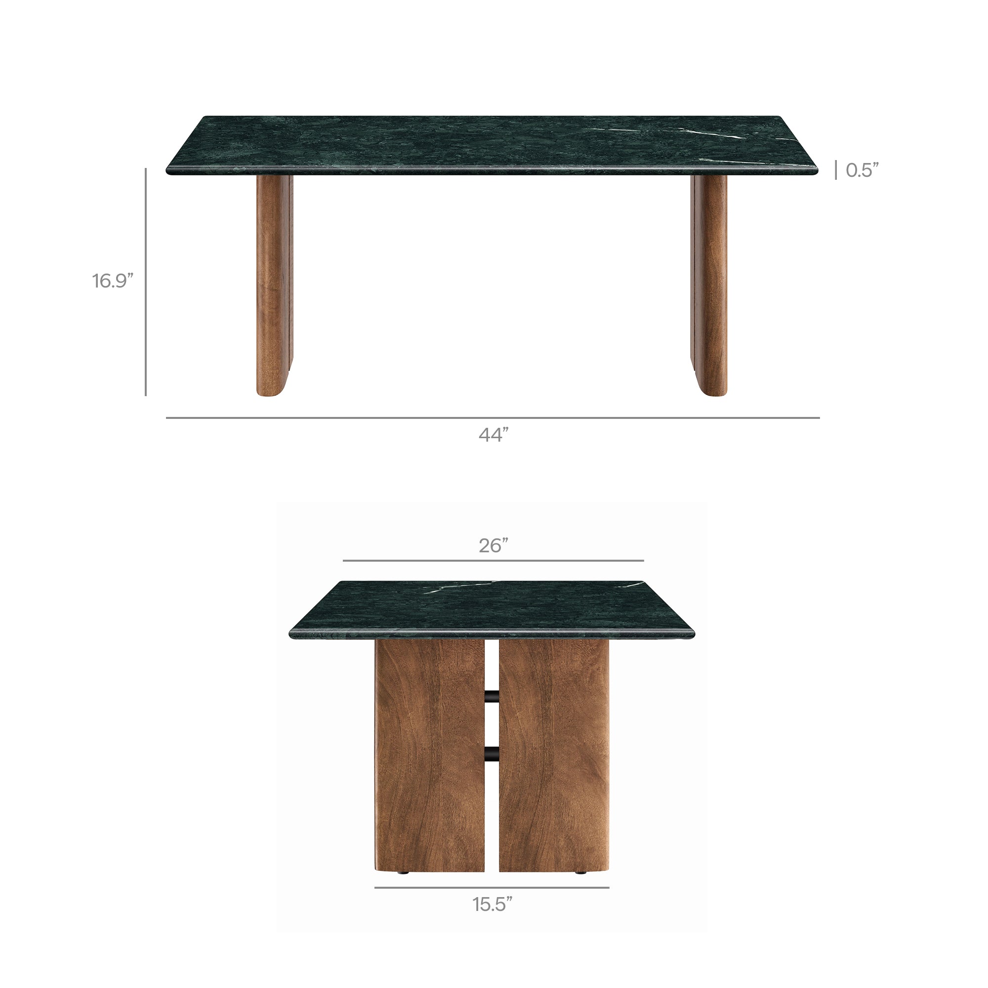Amistad Marble Coffee Table view 4