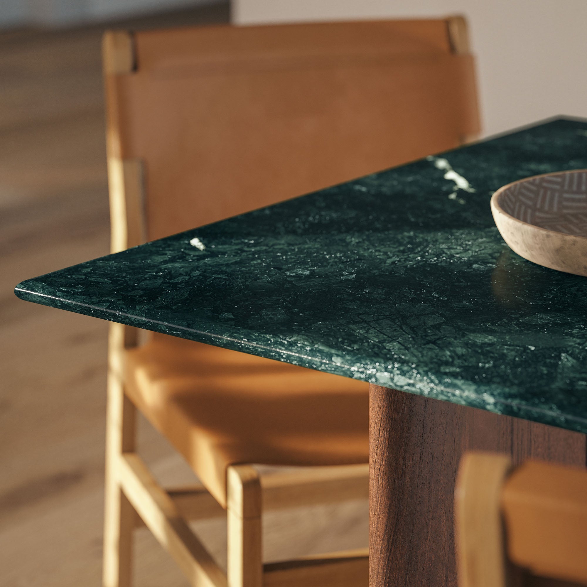Amistad 60 Inch Marble Dining Table view 6