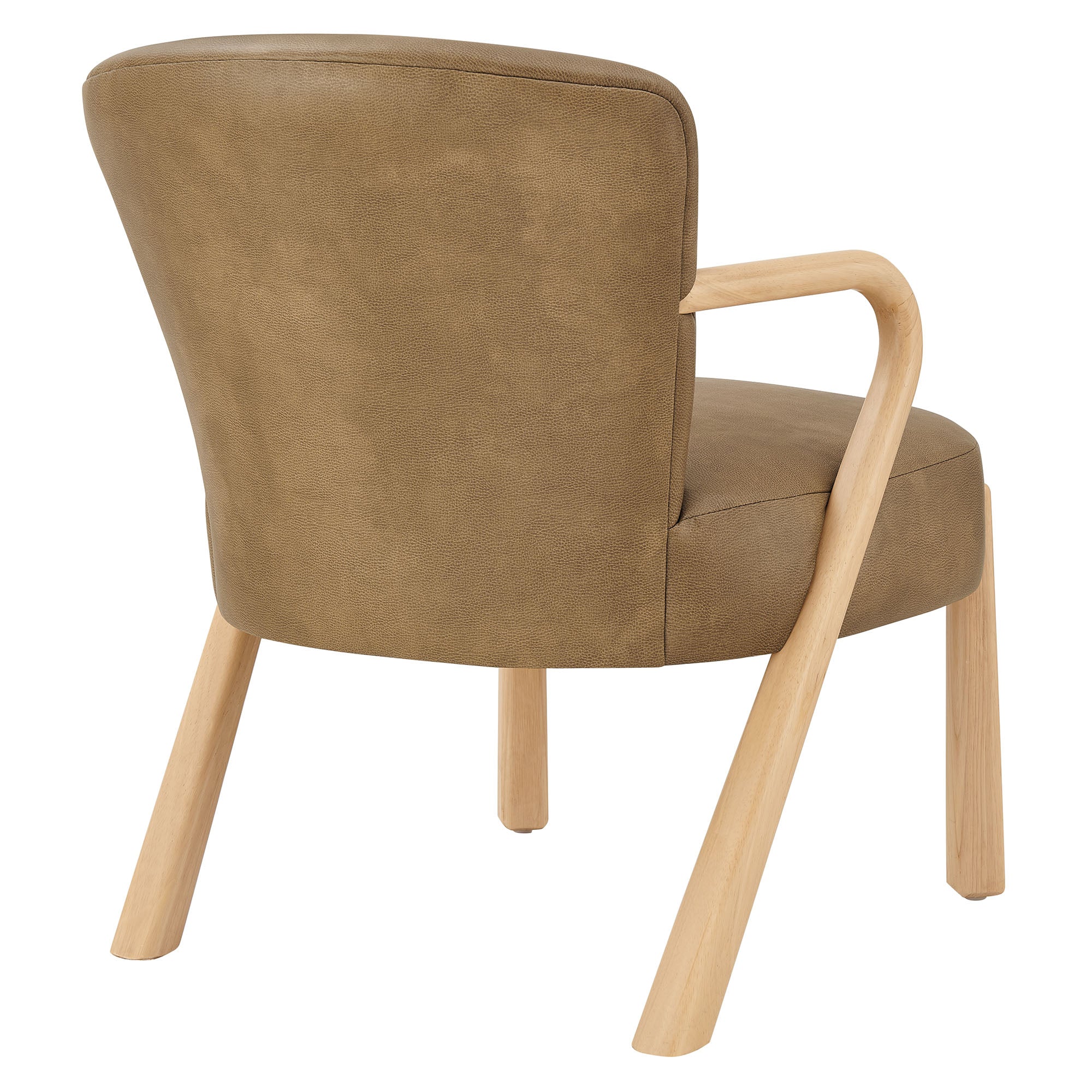 Arden Faux Leather Upholstered Accent Armchair view 7