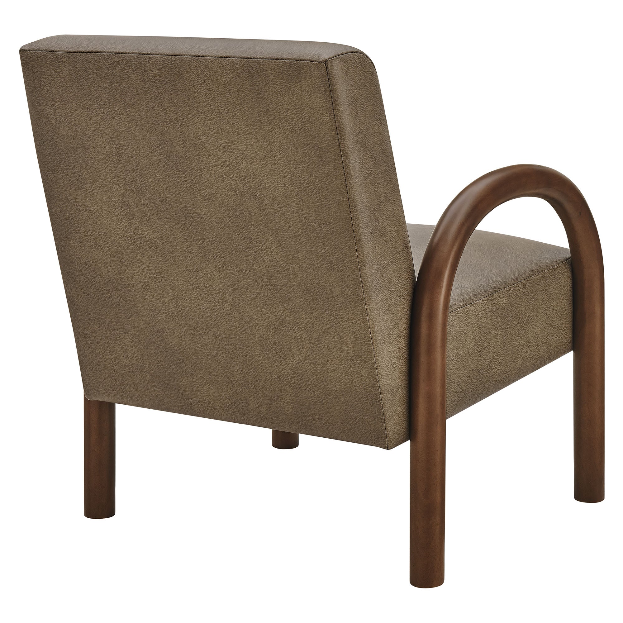 Lunet Faux Leather Upholstered Accent Chair view 7