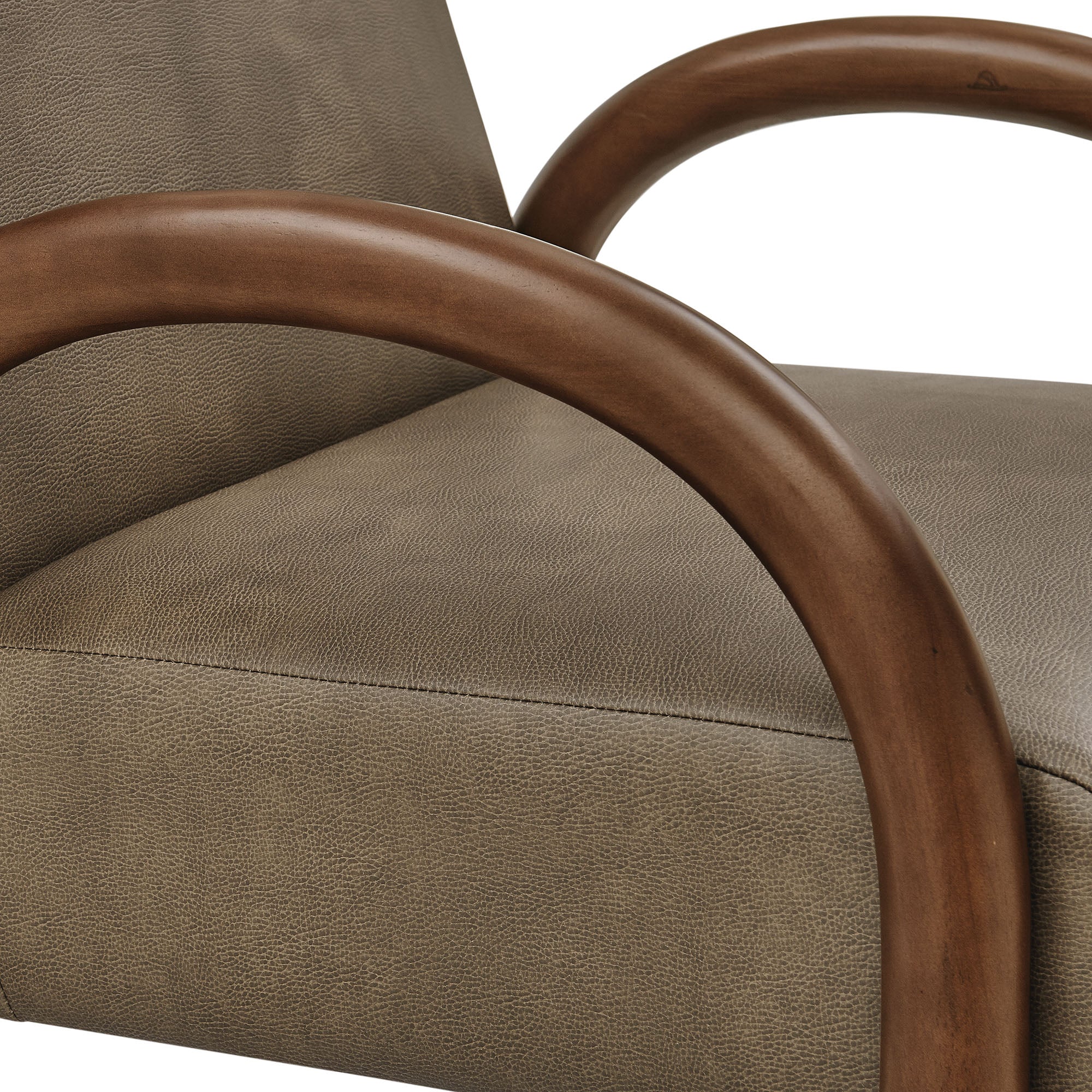 Lunet Faux Leather Upholstered Accent Chair - Image 9