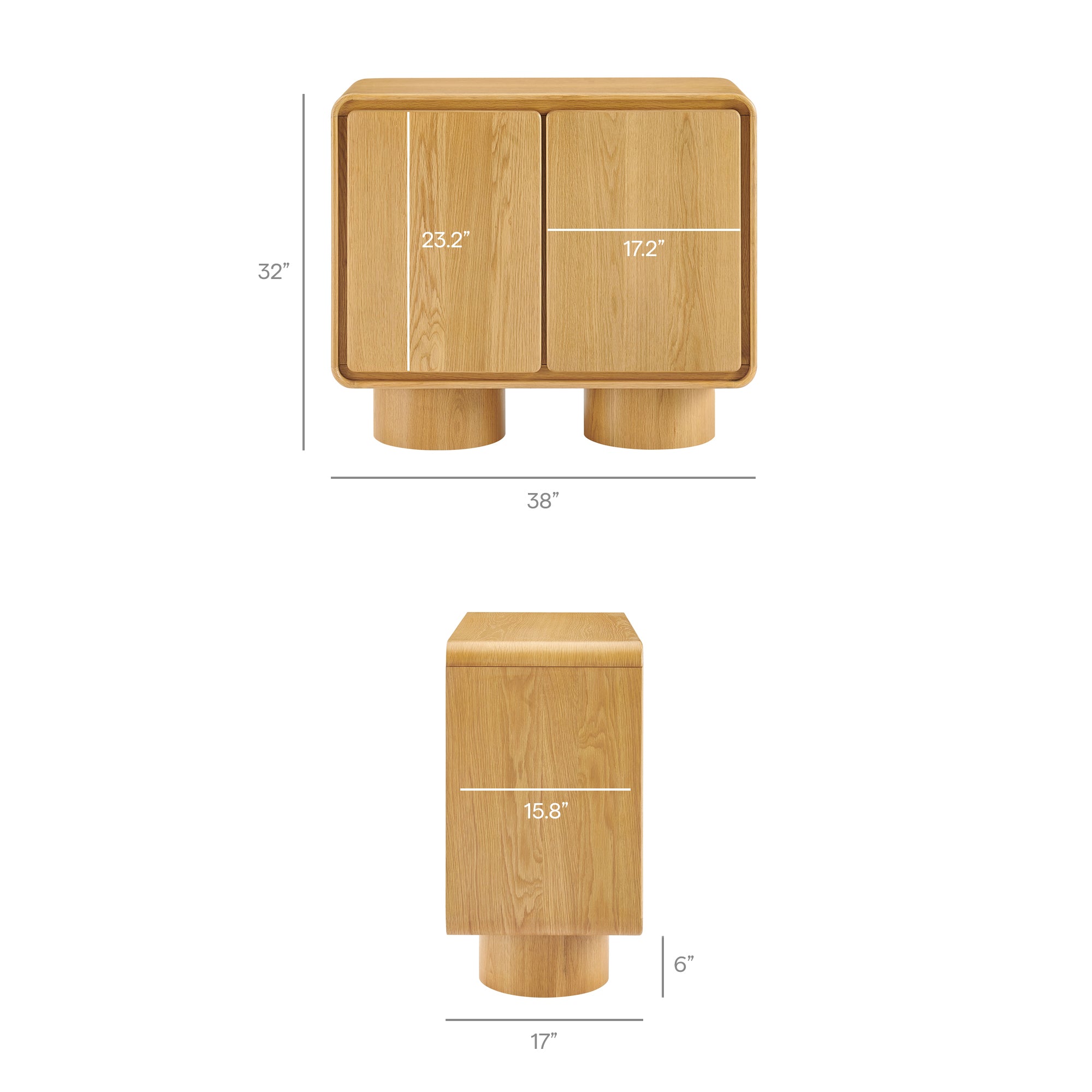 Lumo 2-Door Accent Cabinet view 4