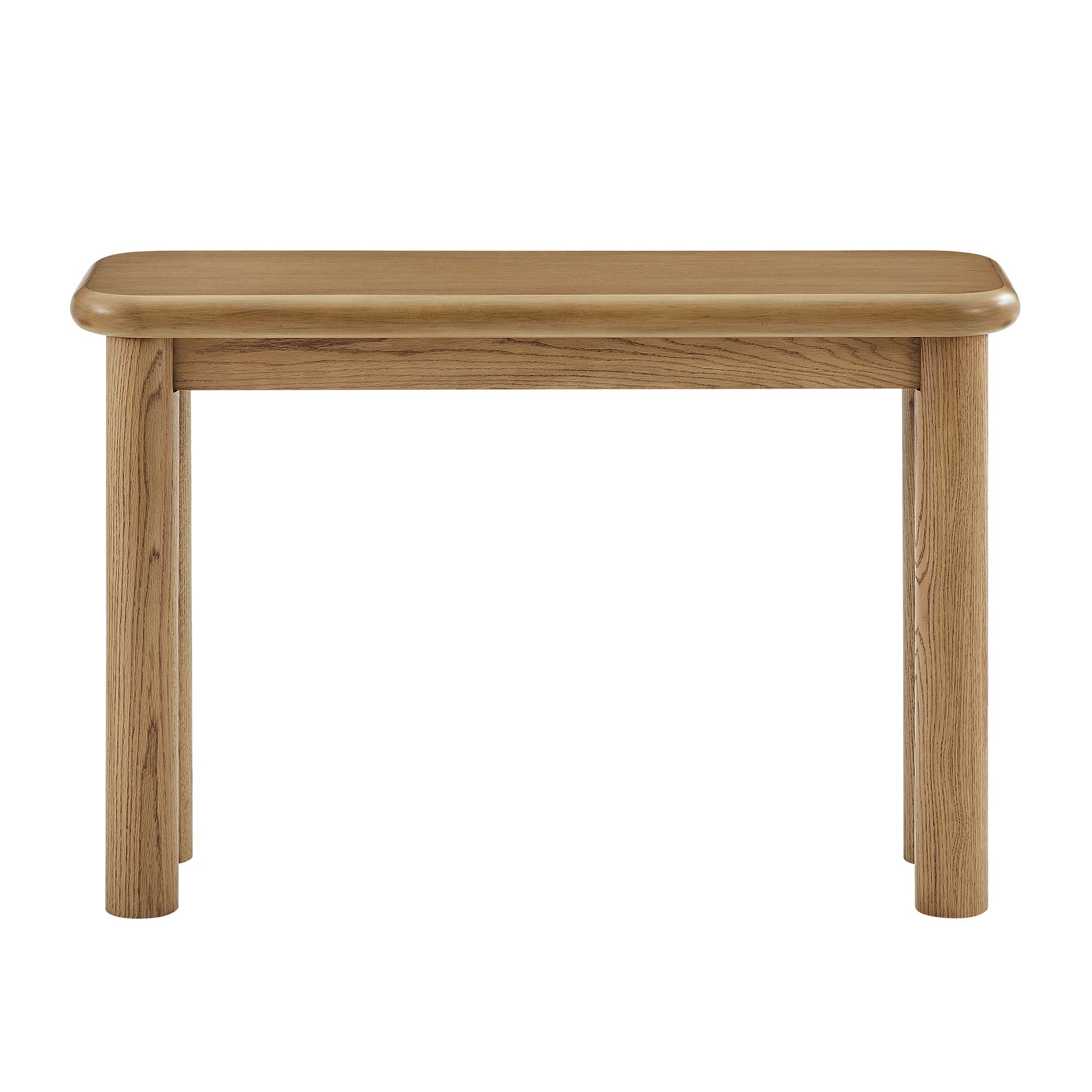 Alvia Oak Wood Console Table view 7