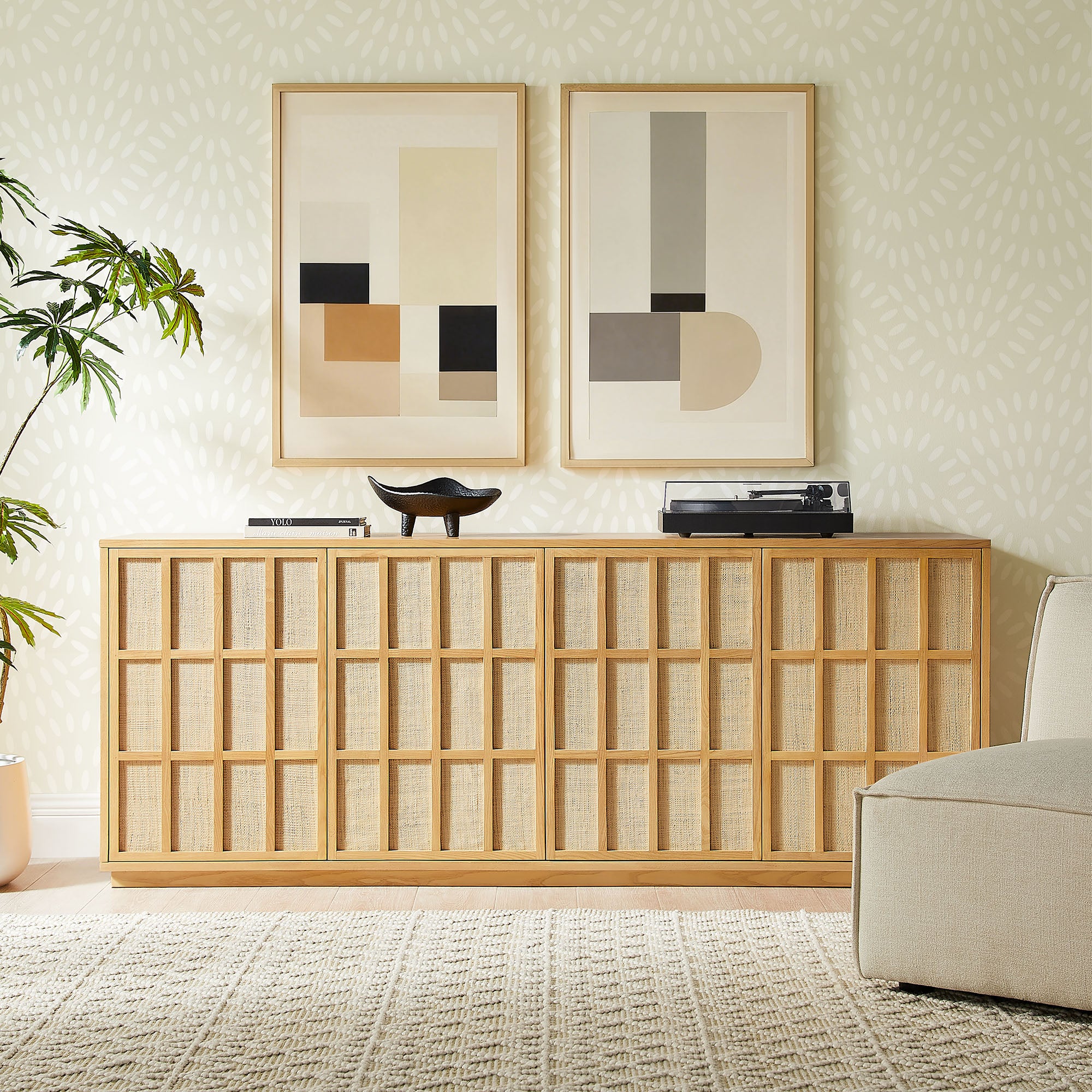 Aiko 76 Inch Japandi Sideboard view 2
