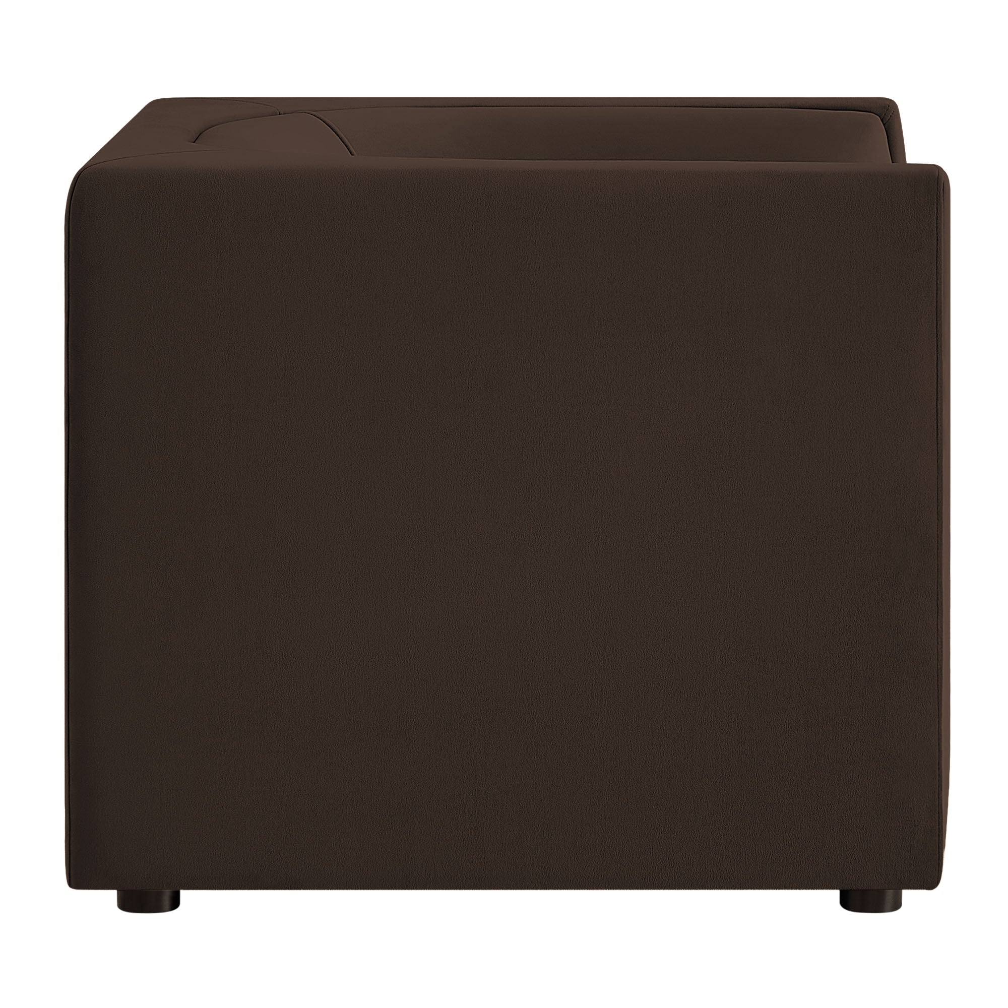 Hilda Curved Back Performance Velvet Armchair view 6