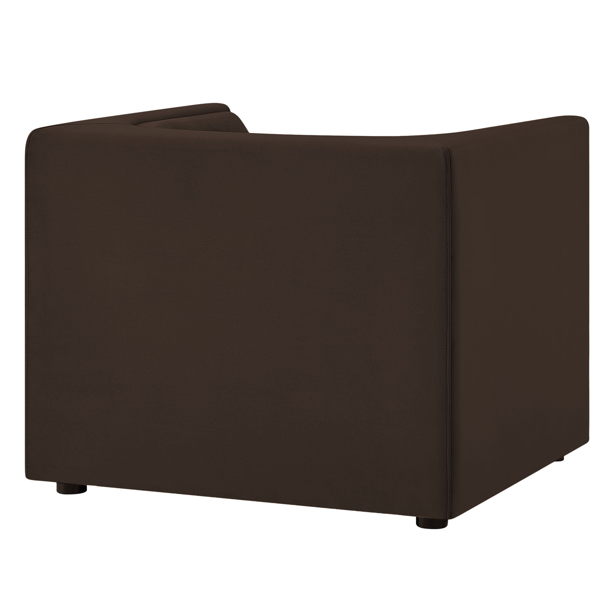 Hilda Curved Back Performance Velvet Armchair view 7