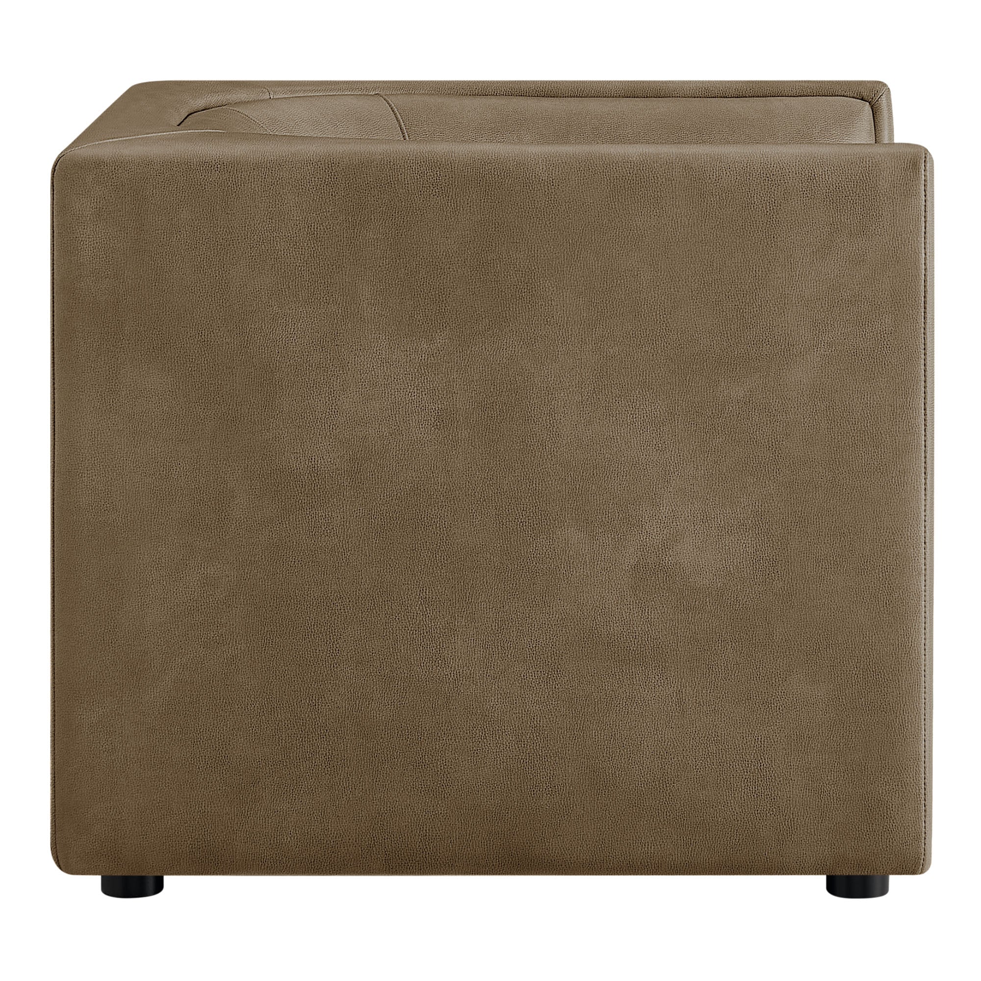 Hilda Curved Back Vegan Leather Armchair view 6