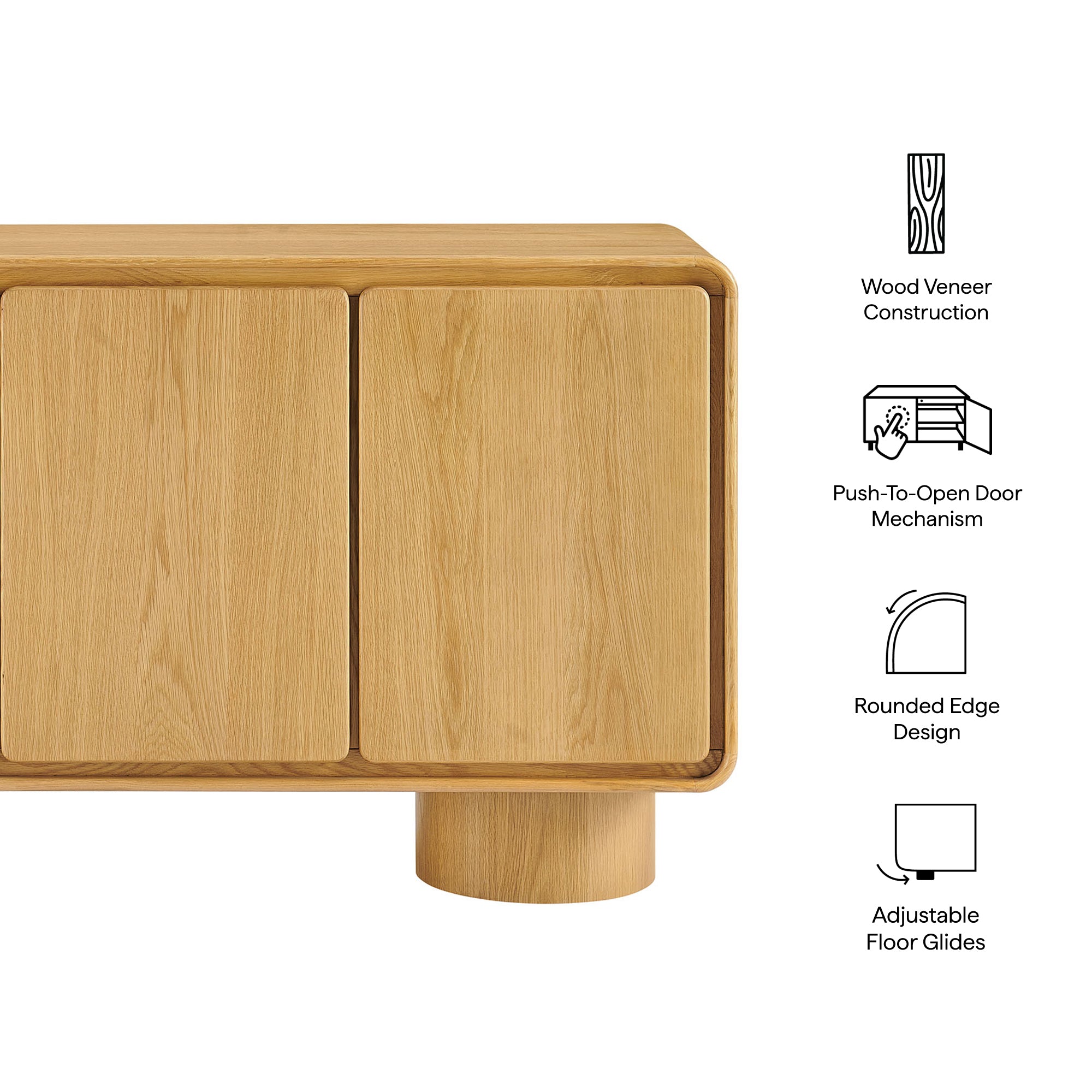 Lumo 3-Door Accent Cabinet view 3