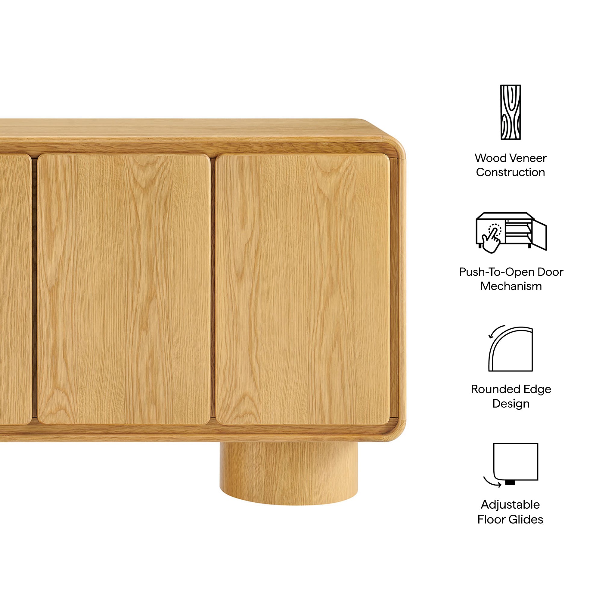 Lumo 4-Door Accent Cabinet view 3