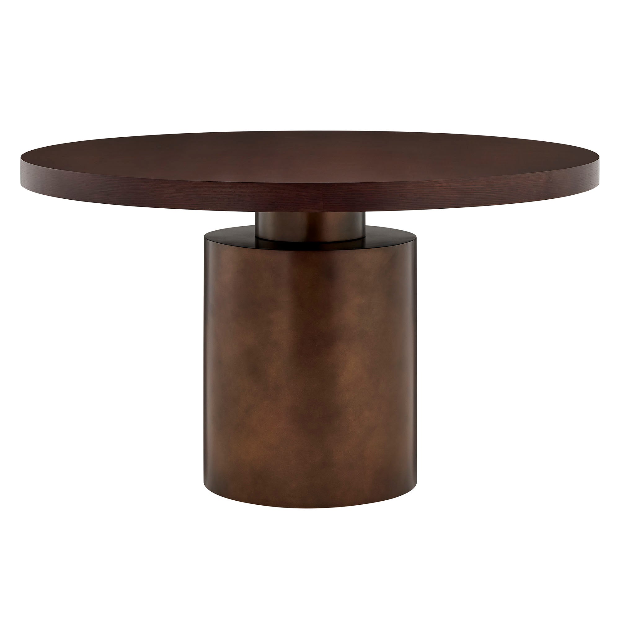 Annette 54 Inch Round Pedestal Base Dining Table view 1