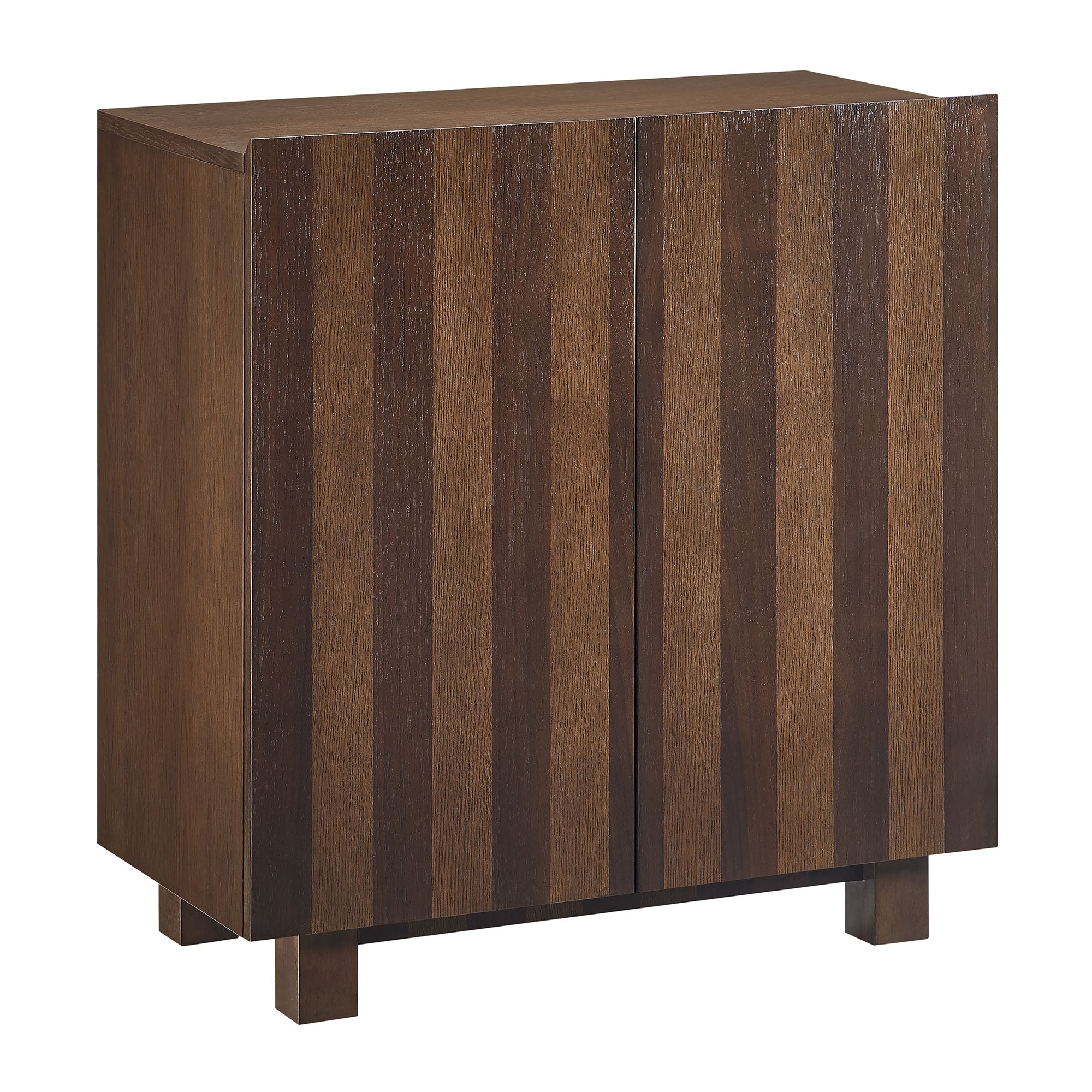 Kline 2-Door Striped Accent Cabinet view 1