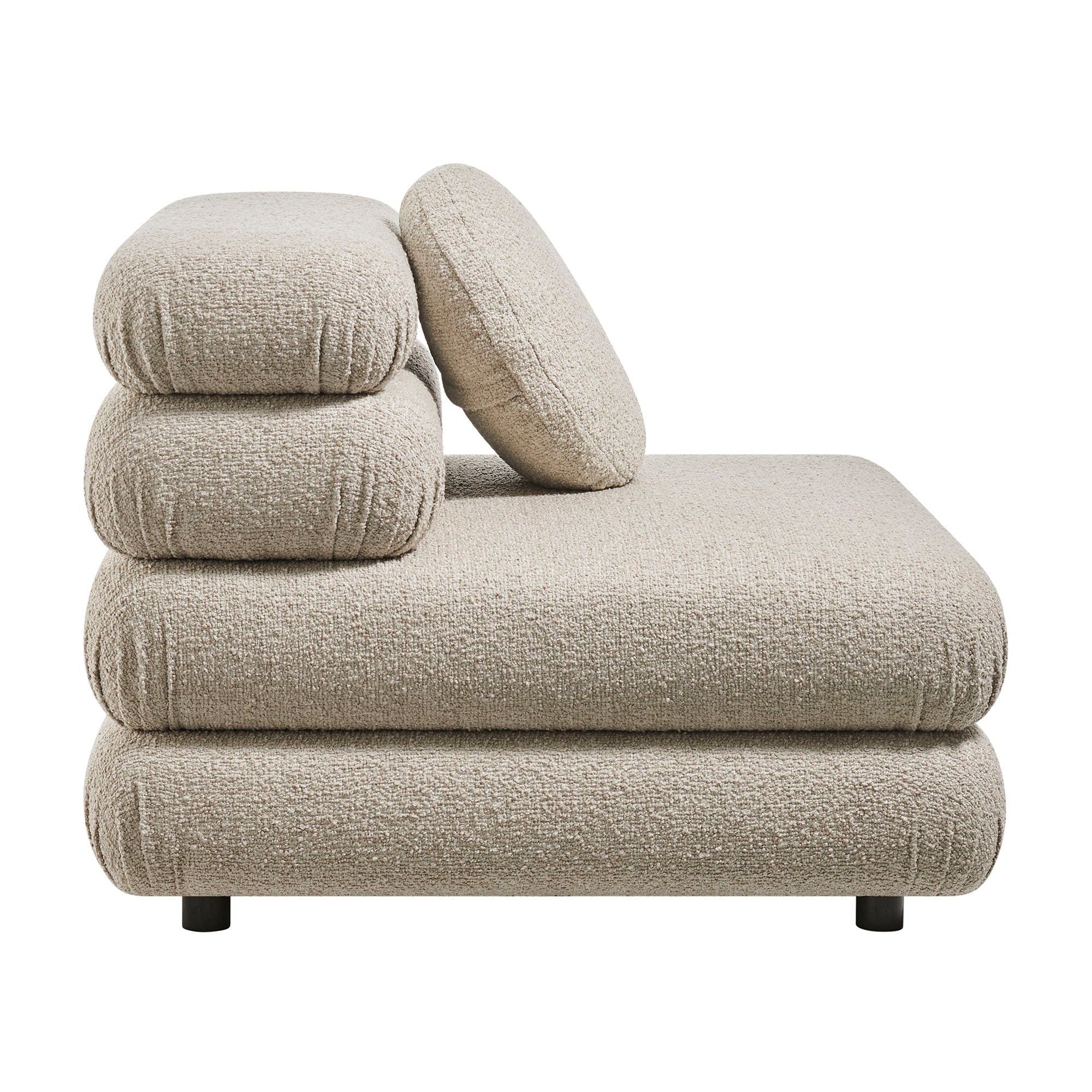 Jubilee Upholstered Modular Armless Chair view 8