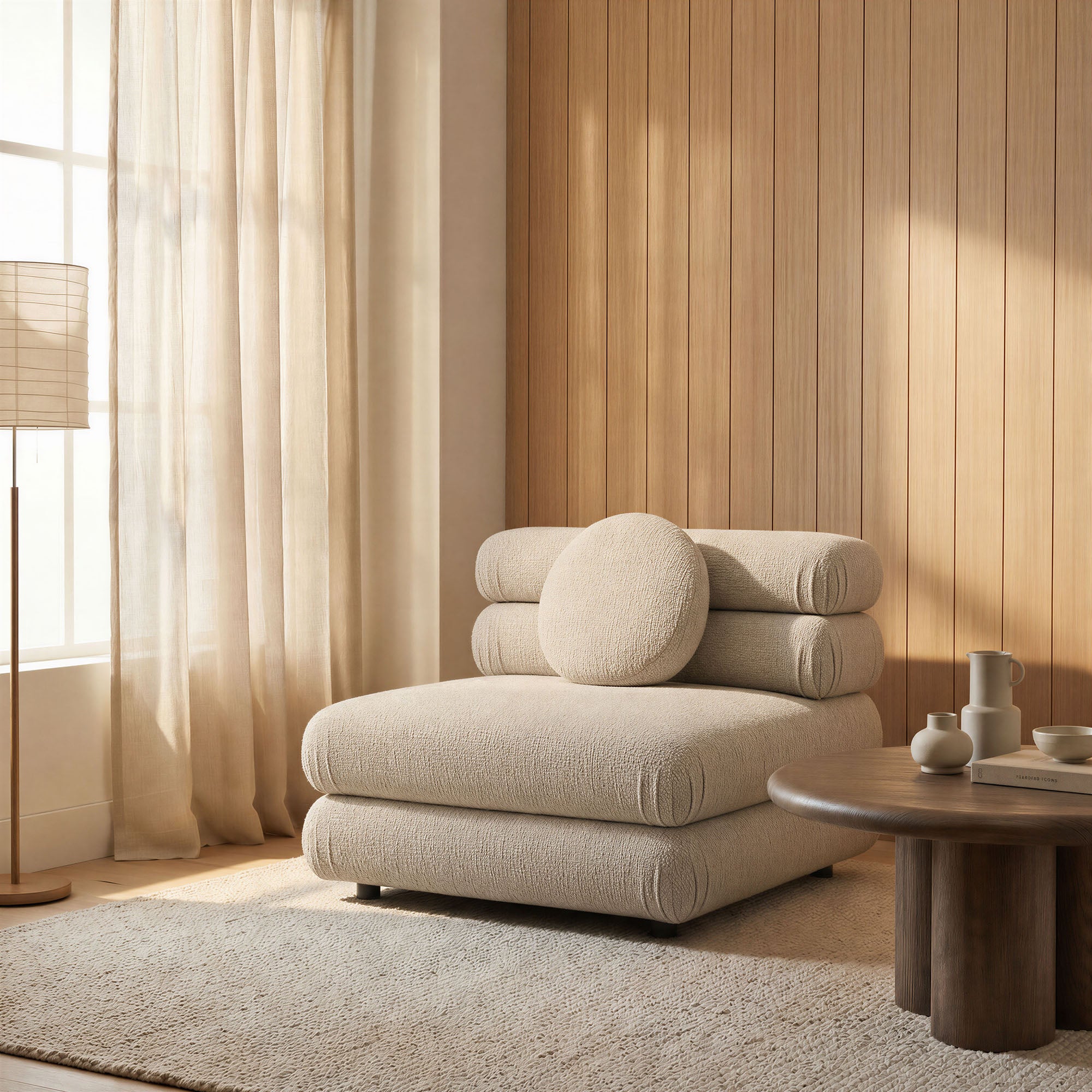 Jubilee Upholstered Modular Armless Chair view 6