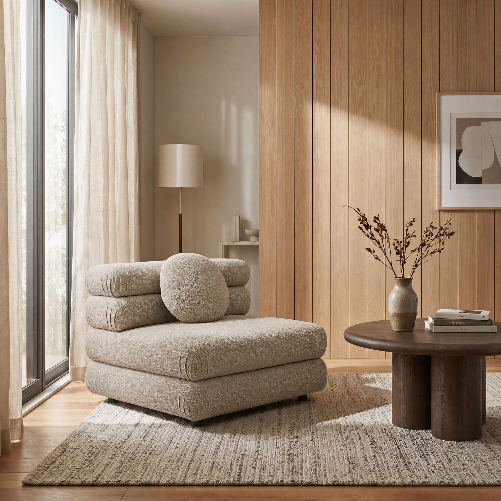 Jubilee Upholstered Modular Armless Chair view 5