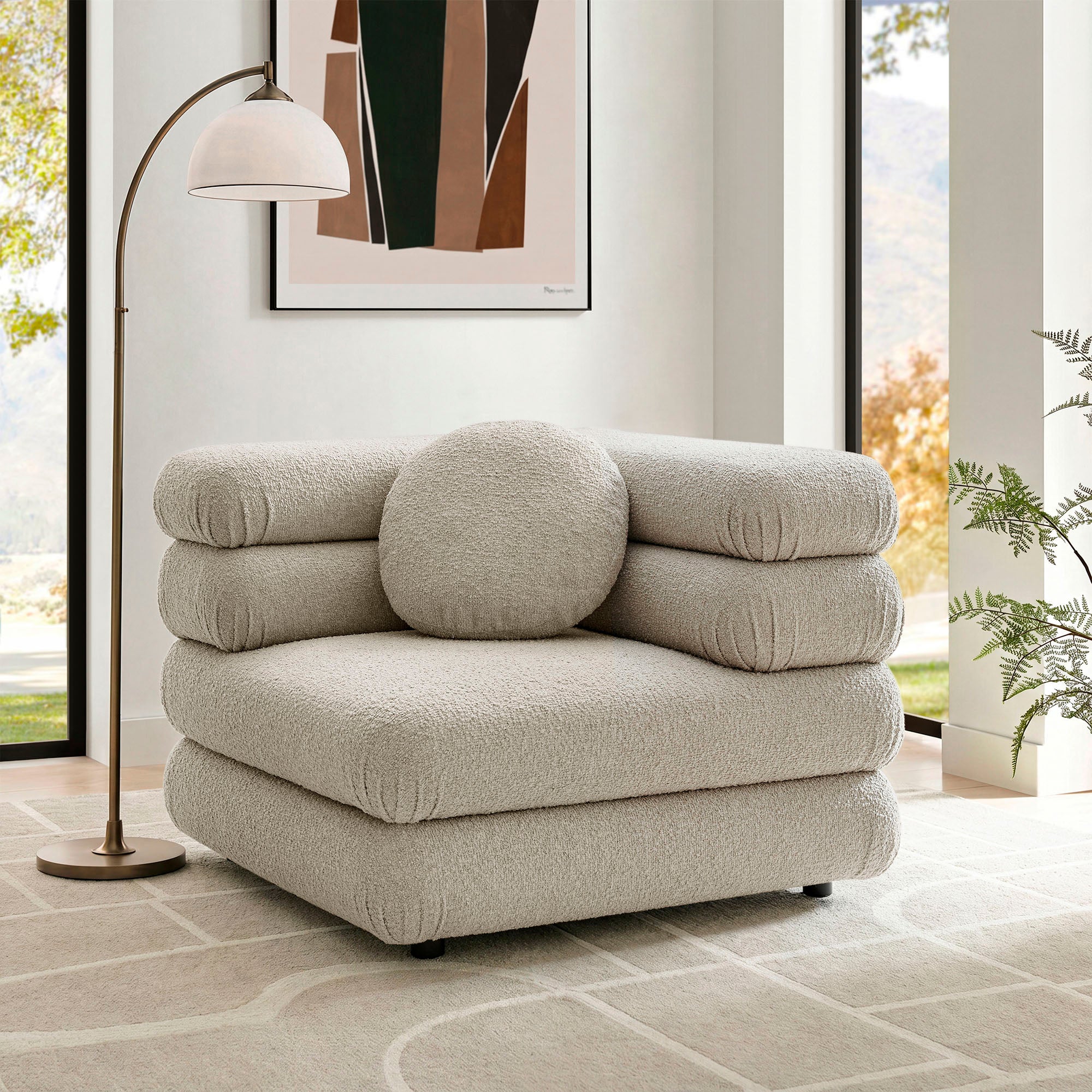 Jubilee Upholstered Modular Corner Chair view 2
