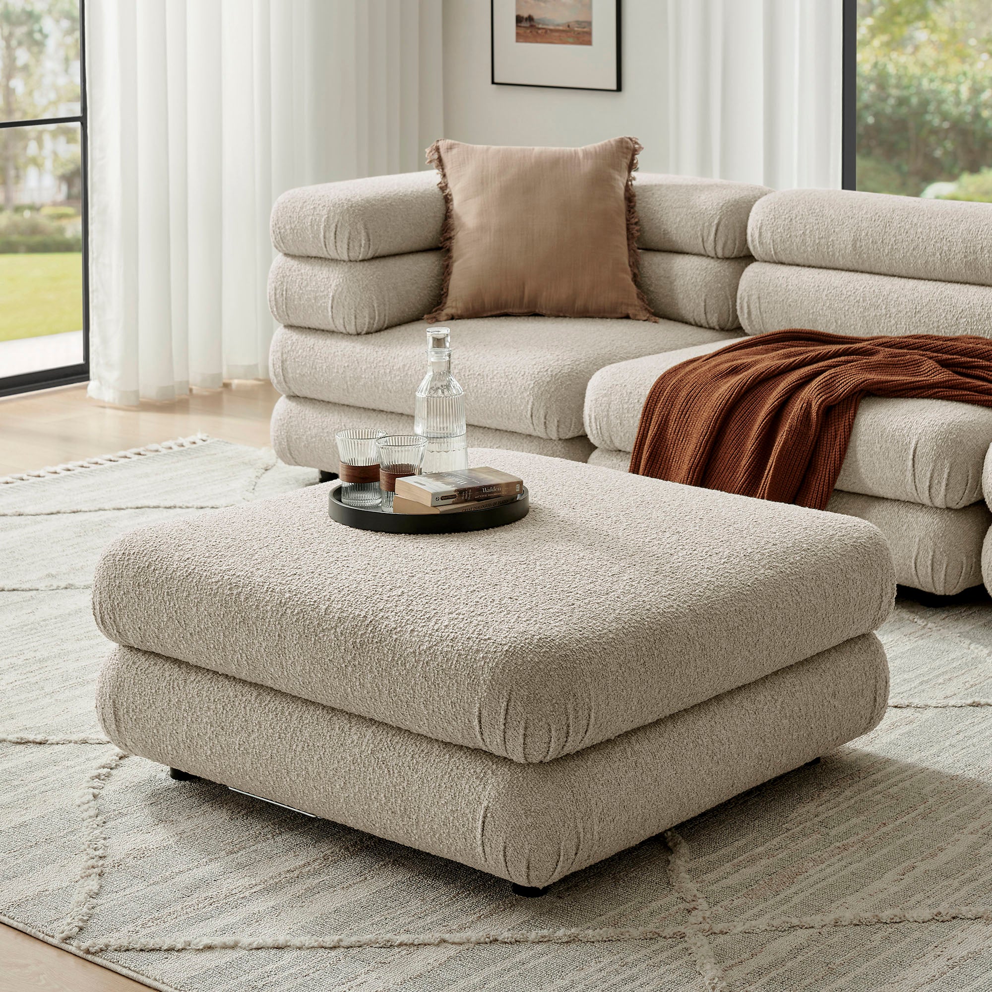 Jubilee Upholstered Ottoman view 6