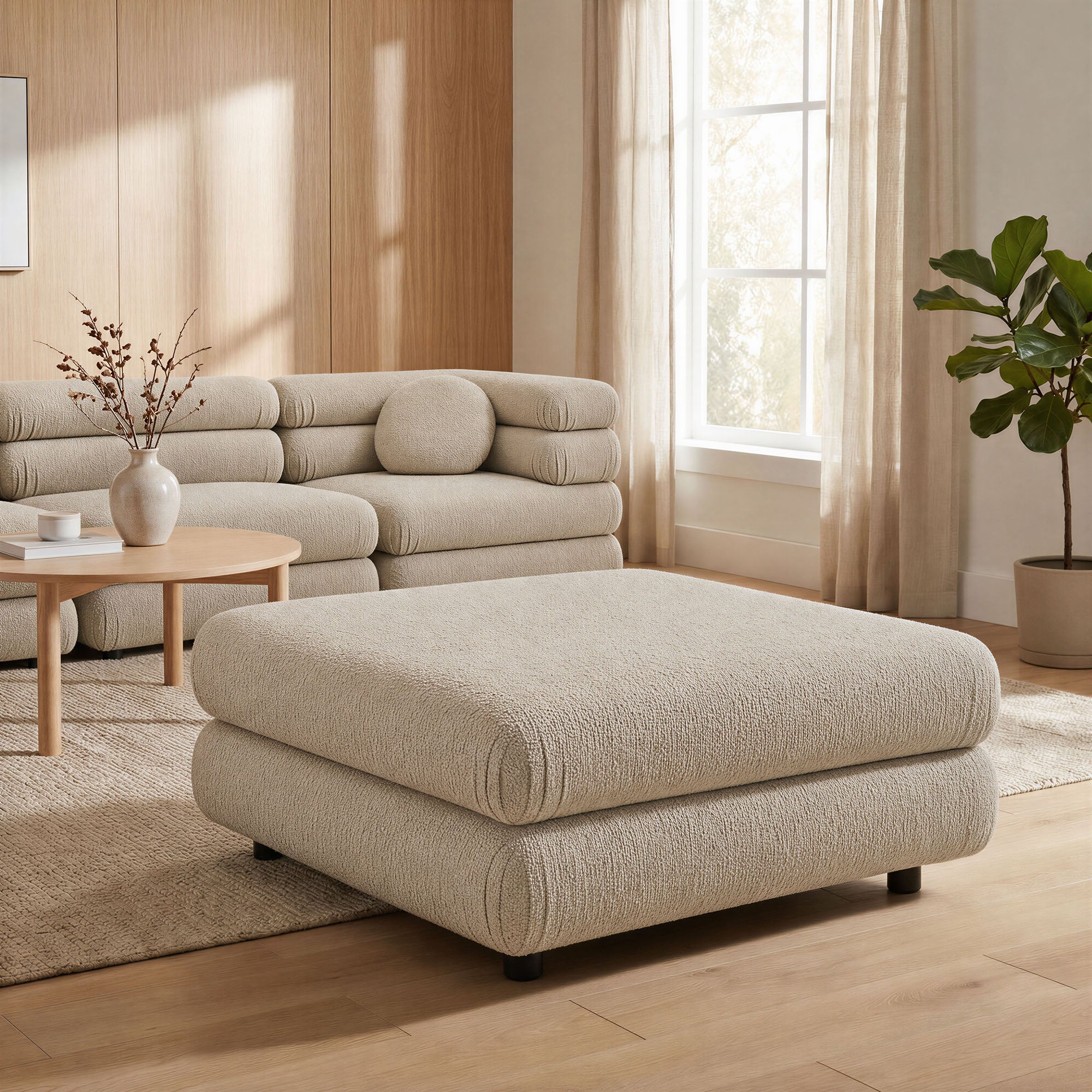 Jubilee Upholstered Ottoman view 2