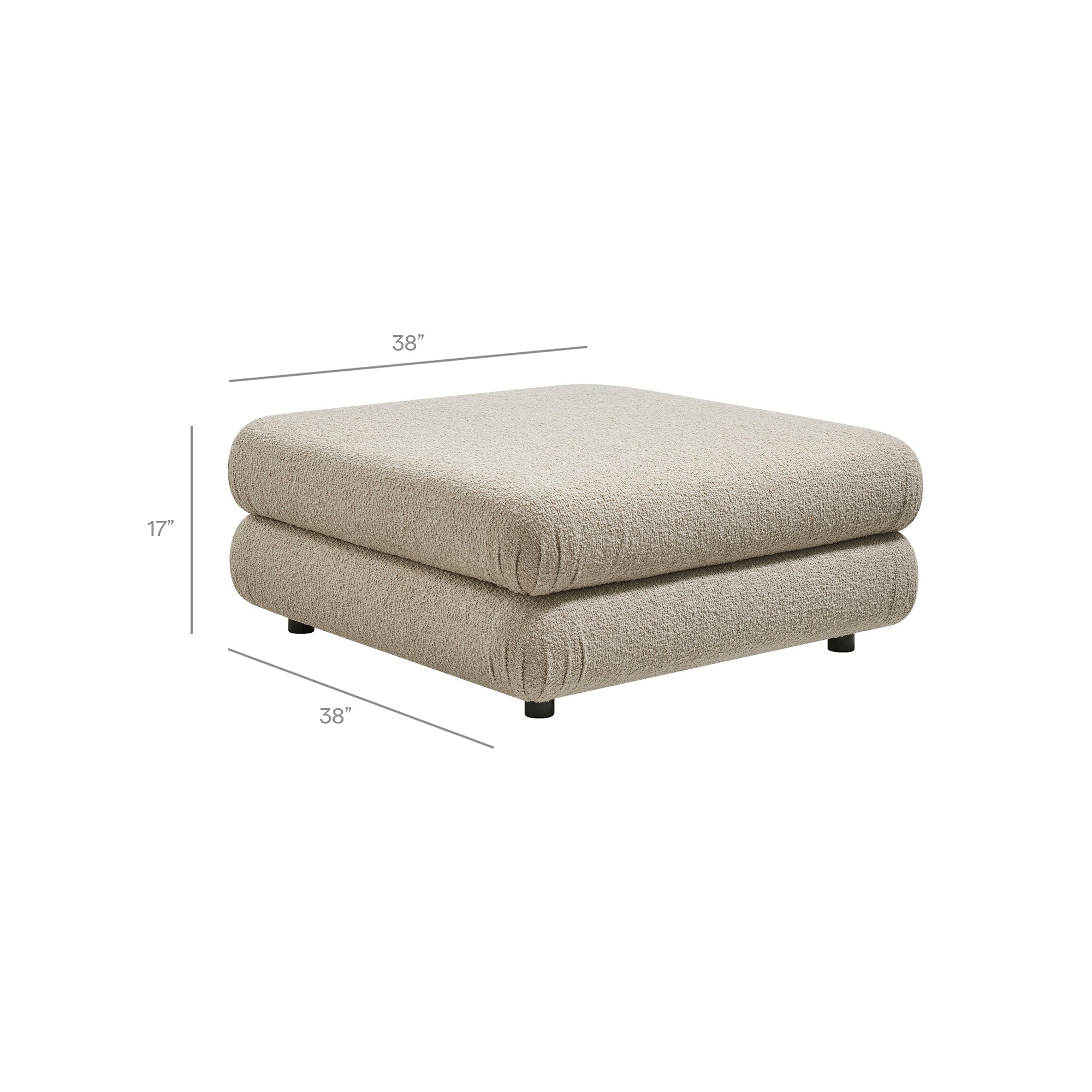 Jubilee Upholstered Ottoman view 4