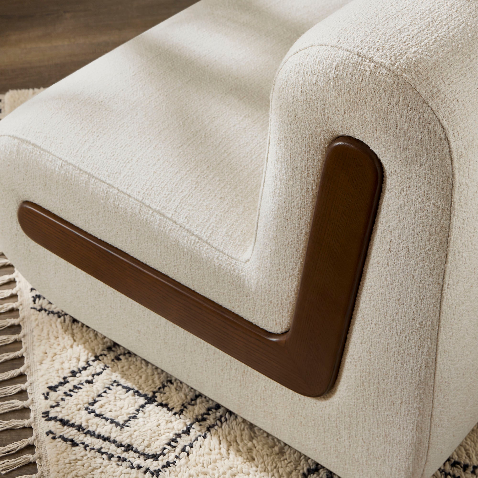Denby Linen Blend Accent Chair view 5