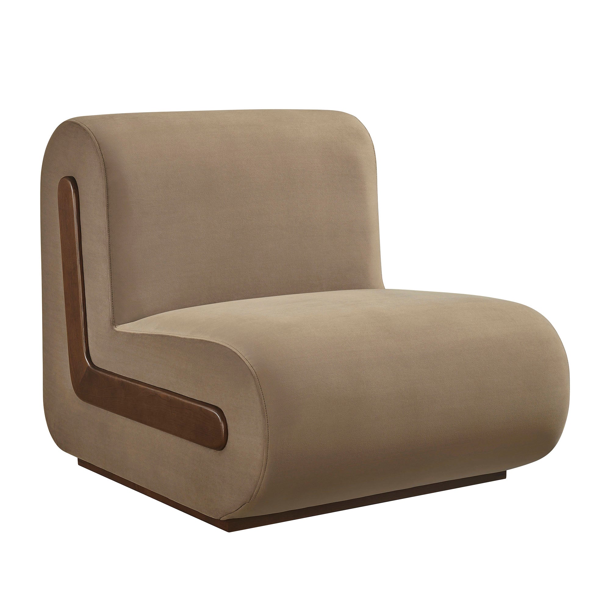 Denby Performance Velvet Accent Chair view 1