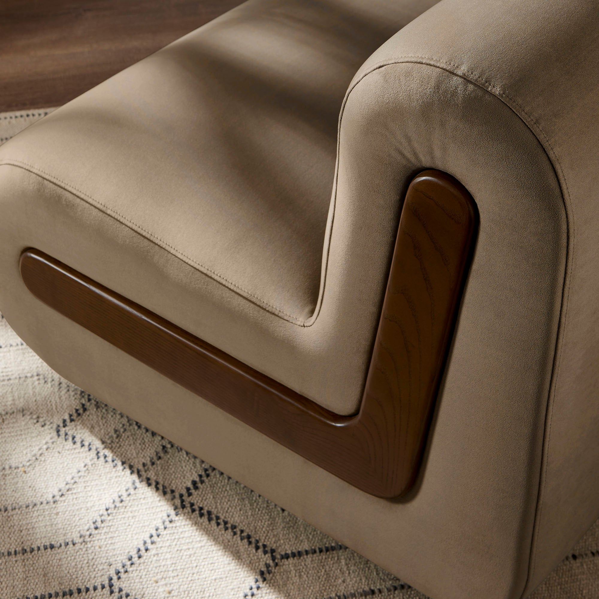 Denby Performance Velvet Accent Chair view 5