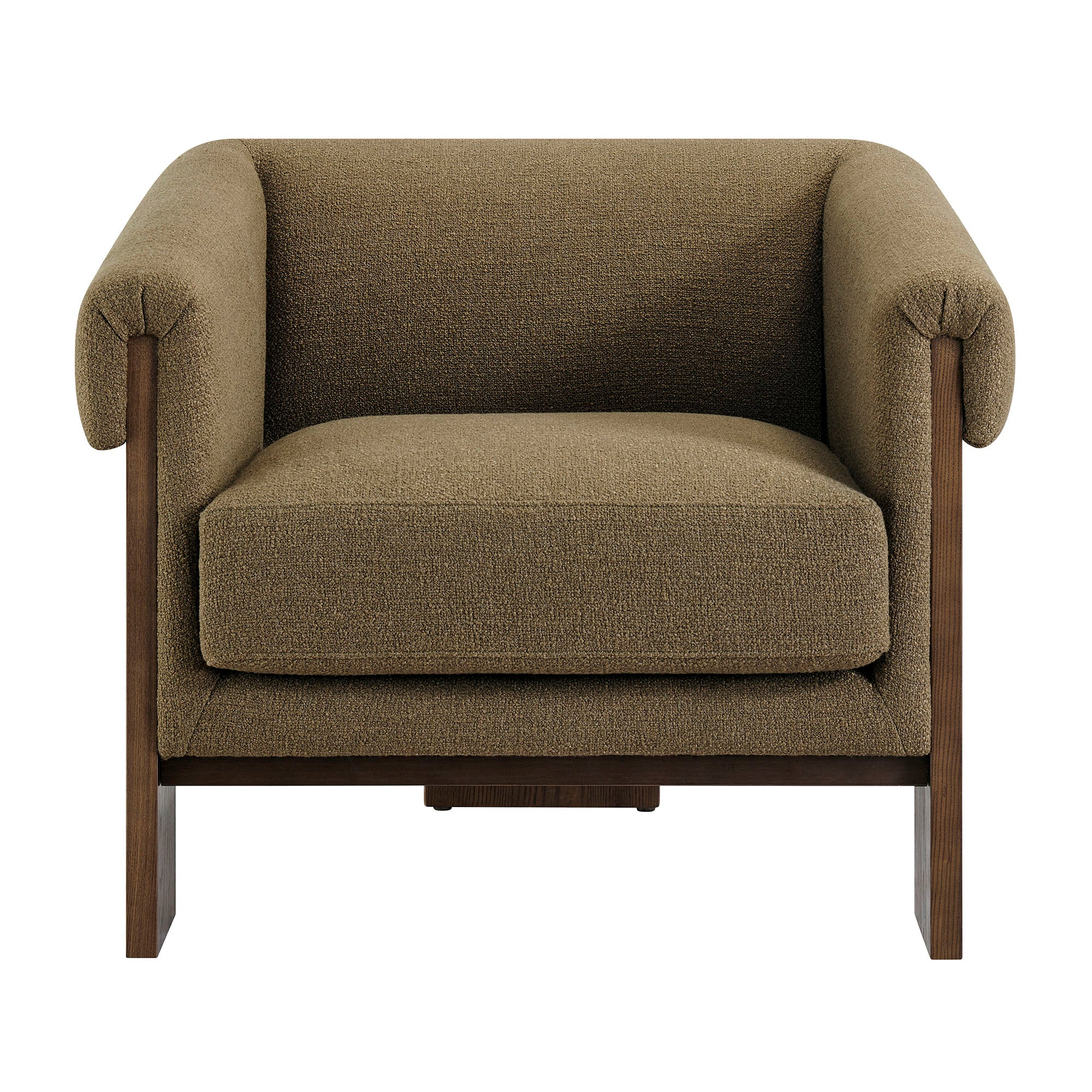 Halbrook Linen Blend Tripod Accent Chair view 8
