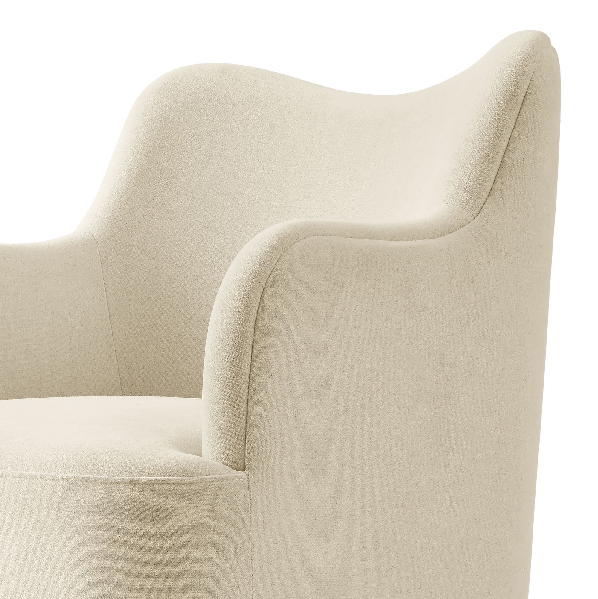 Cordelle Linen Blend Swivel Dining Chair - Image 9