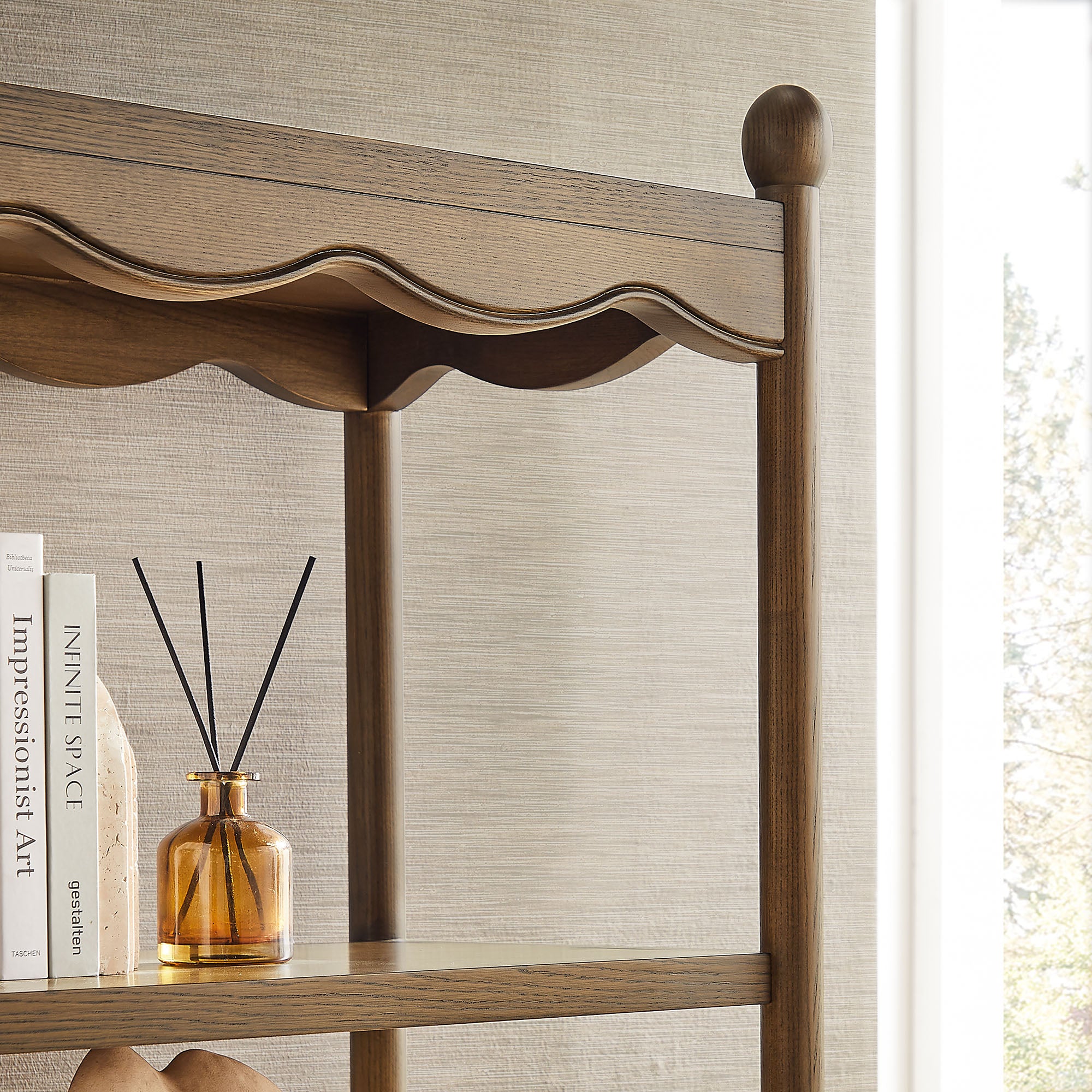Darcy 4-Tier Open Bookcase view 5