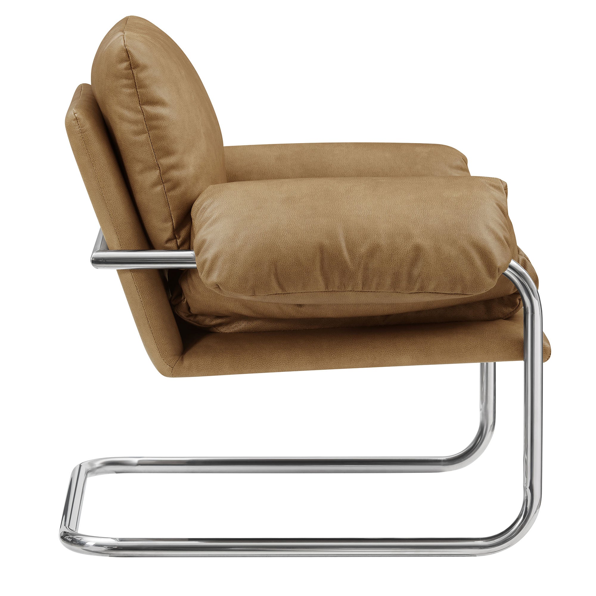 Ansel Vegan Leather Accent Chair view 6