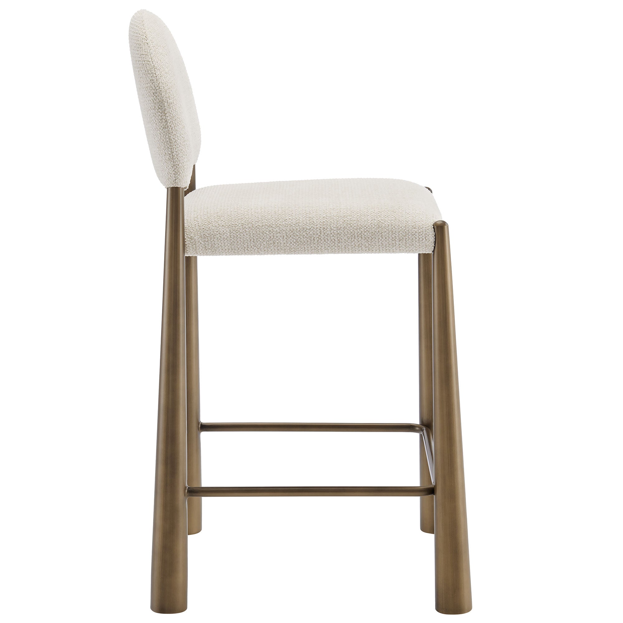 Hayley Upholstered Fabric Counter Stools Set of 2 - Image 8