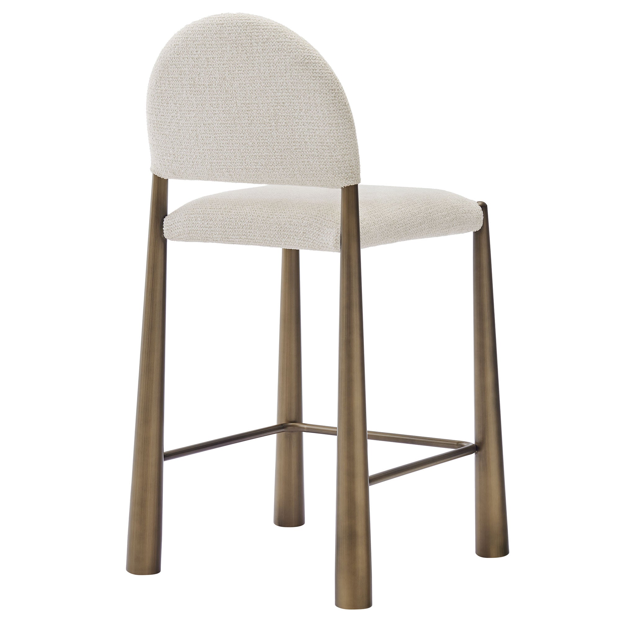 Hayley Upholstered Fabric Counter Stools Set of 2 - Image 9