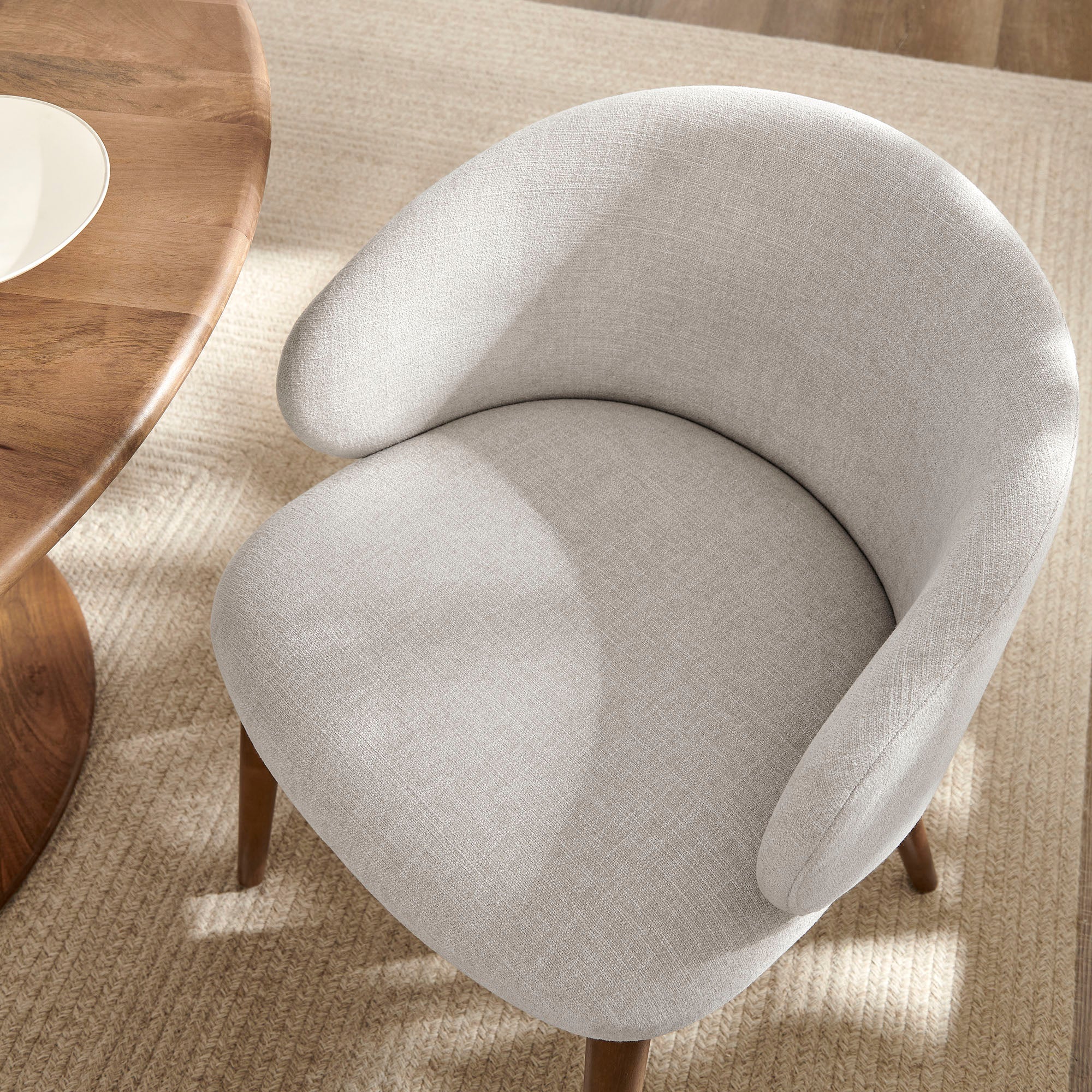 Anelle Upholstered Fabric Dining Chairs Set of 2 view 5